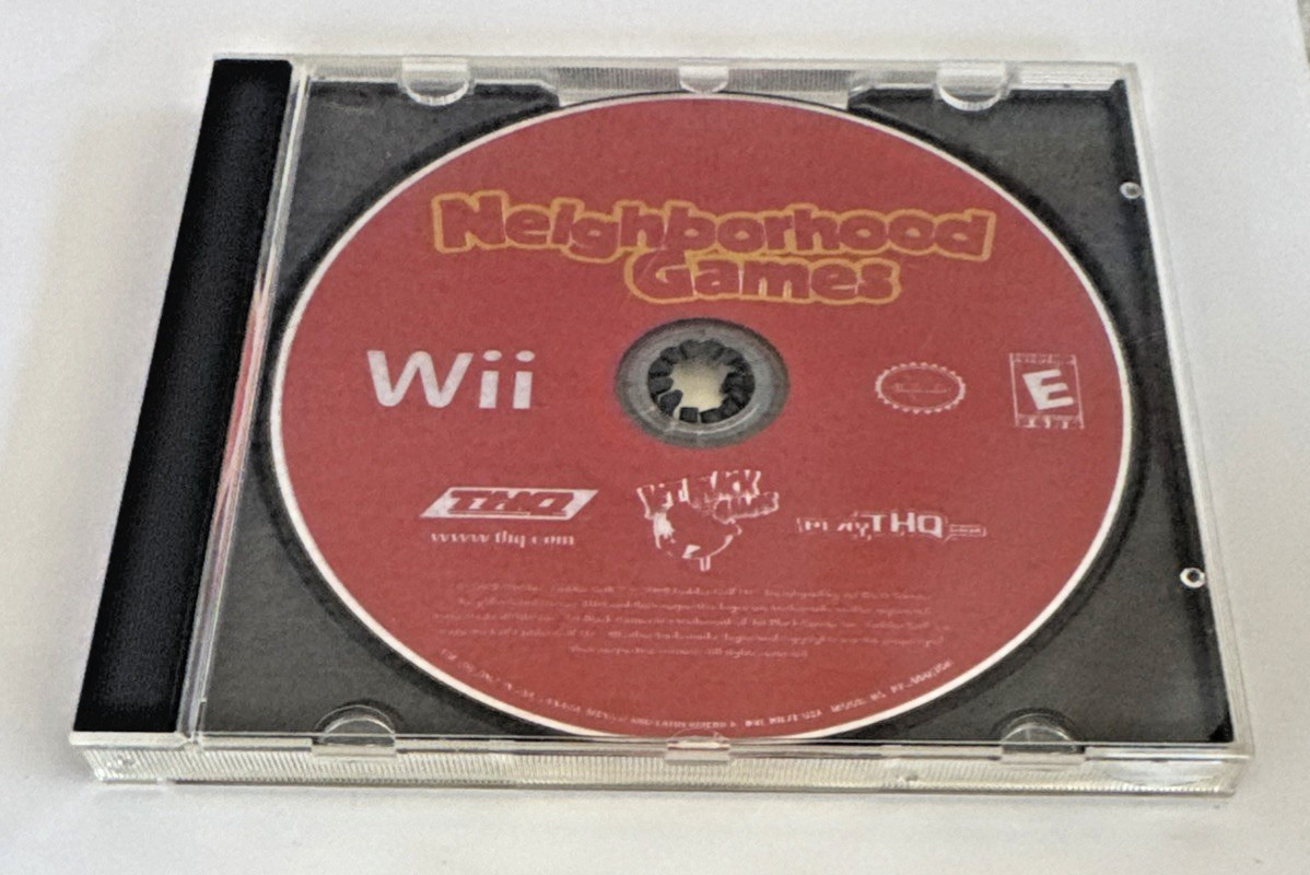 Neighborhood Games (Nintendo Wii 2009) Game Disc / Generic Case Tested / Works
