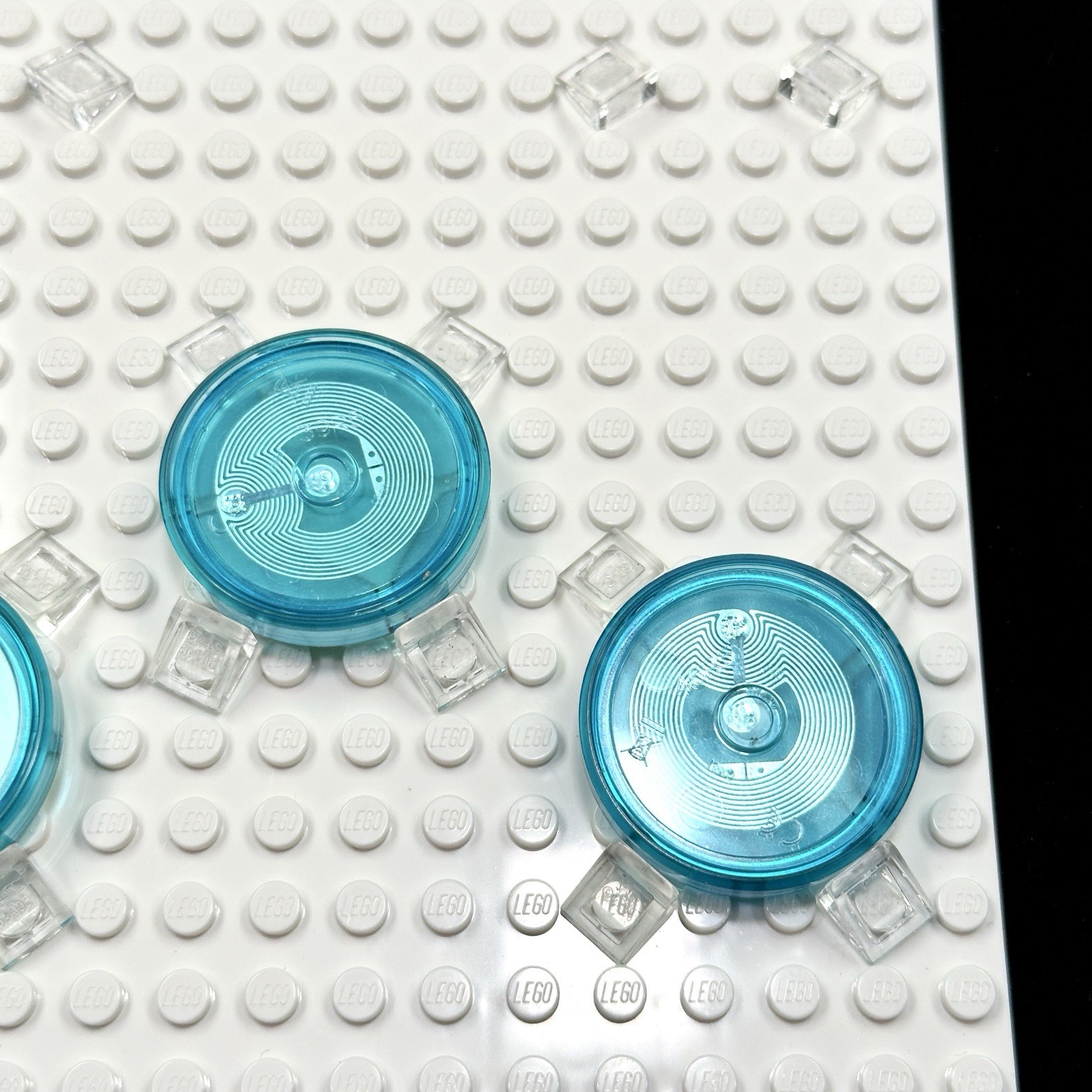LEGO Dimensions Toy (3) pc Base Disc Tag Only Lot – Ghostbusters – Slimer