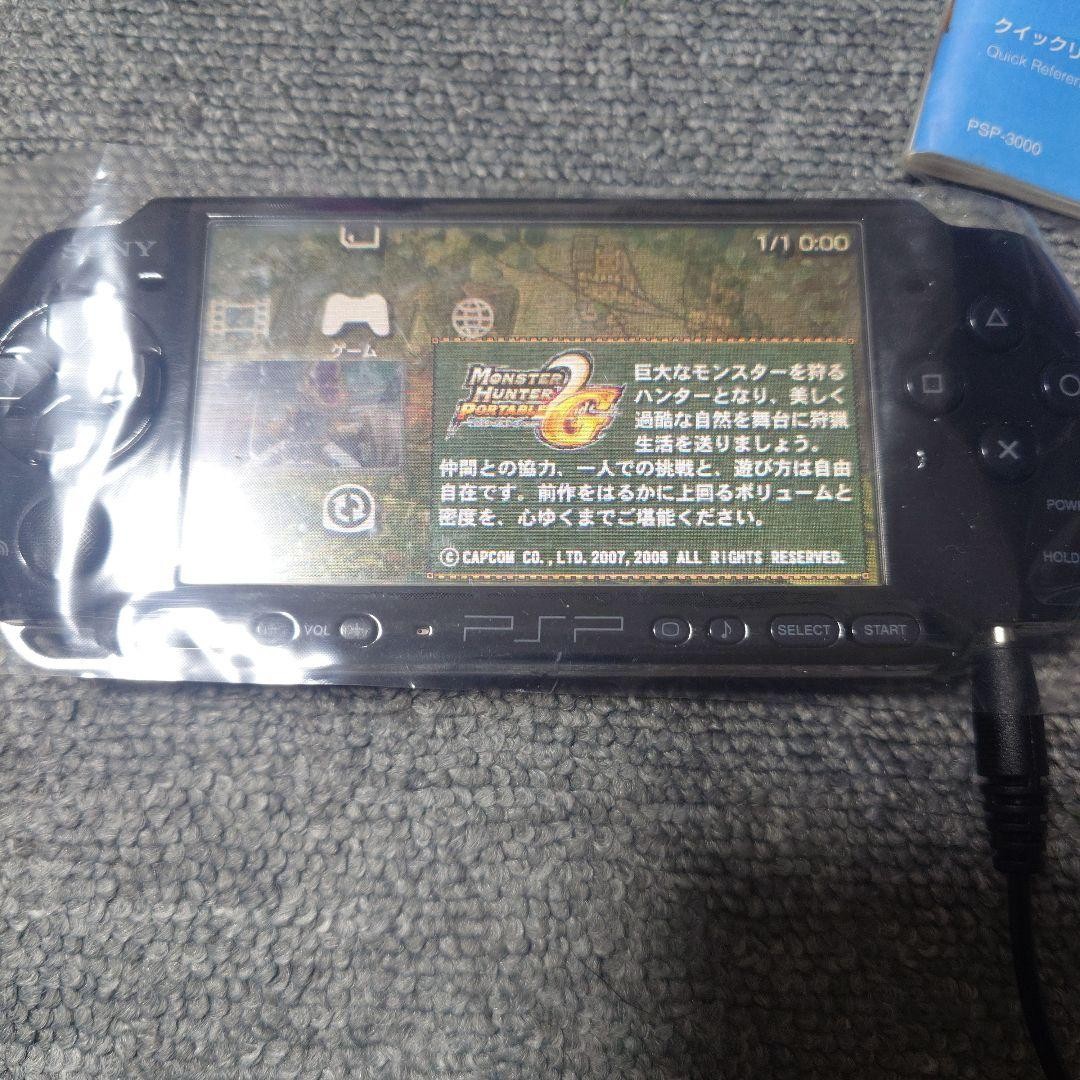 Sony PSP-3000 PSP 3000 Console Piano Black Complete in Box Region free USED