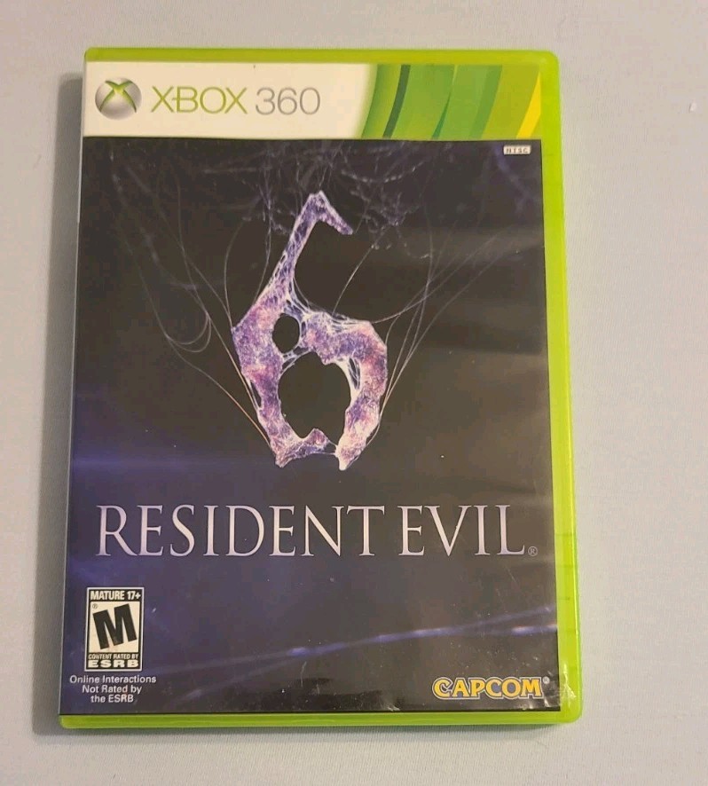 Resident Evil 6 (Microsoft Xbox 360, 2012)/ TESTED AND WORKS