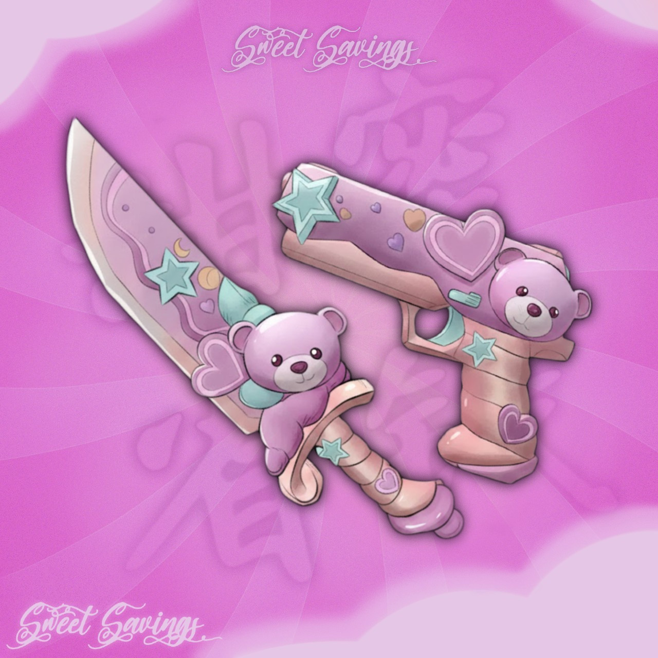 Sweet Set, Sweet, Treat (CHOOSE) Murder Mystery 2 MM2 Godly Knives & Guns