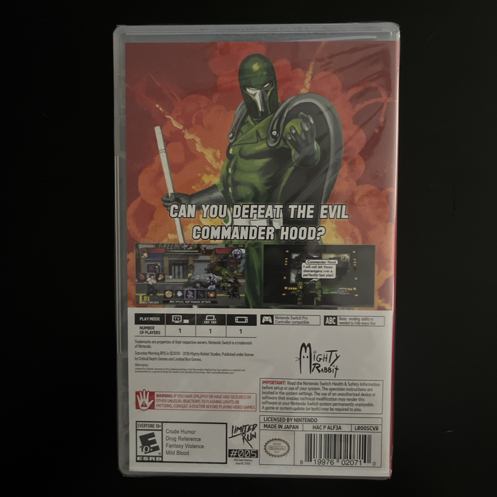Saturday Morning RPG Nintendo Switch | Brand New Sealed | Limited Run Games LRG