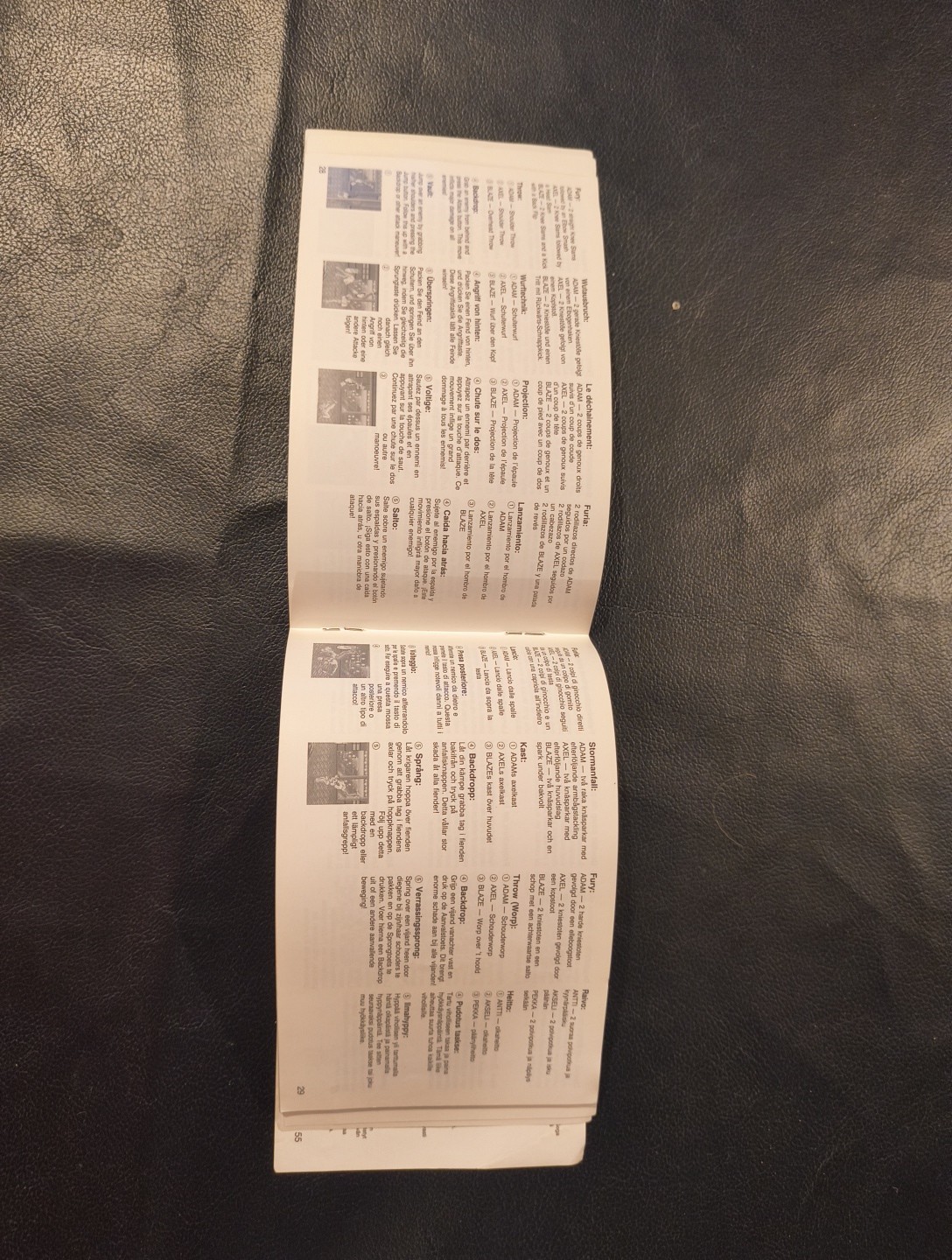 Streets Of Rage Manual Authentic Pal