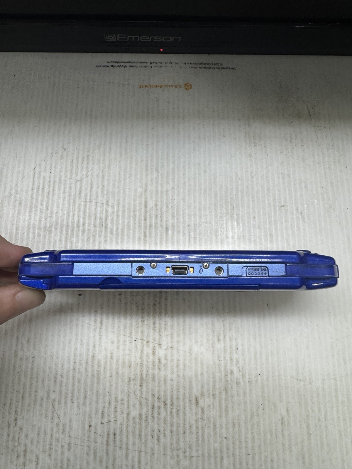 Sony PSP 2001 Handheld System Metallic Blue Tested Works