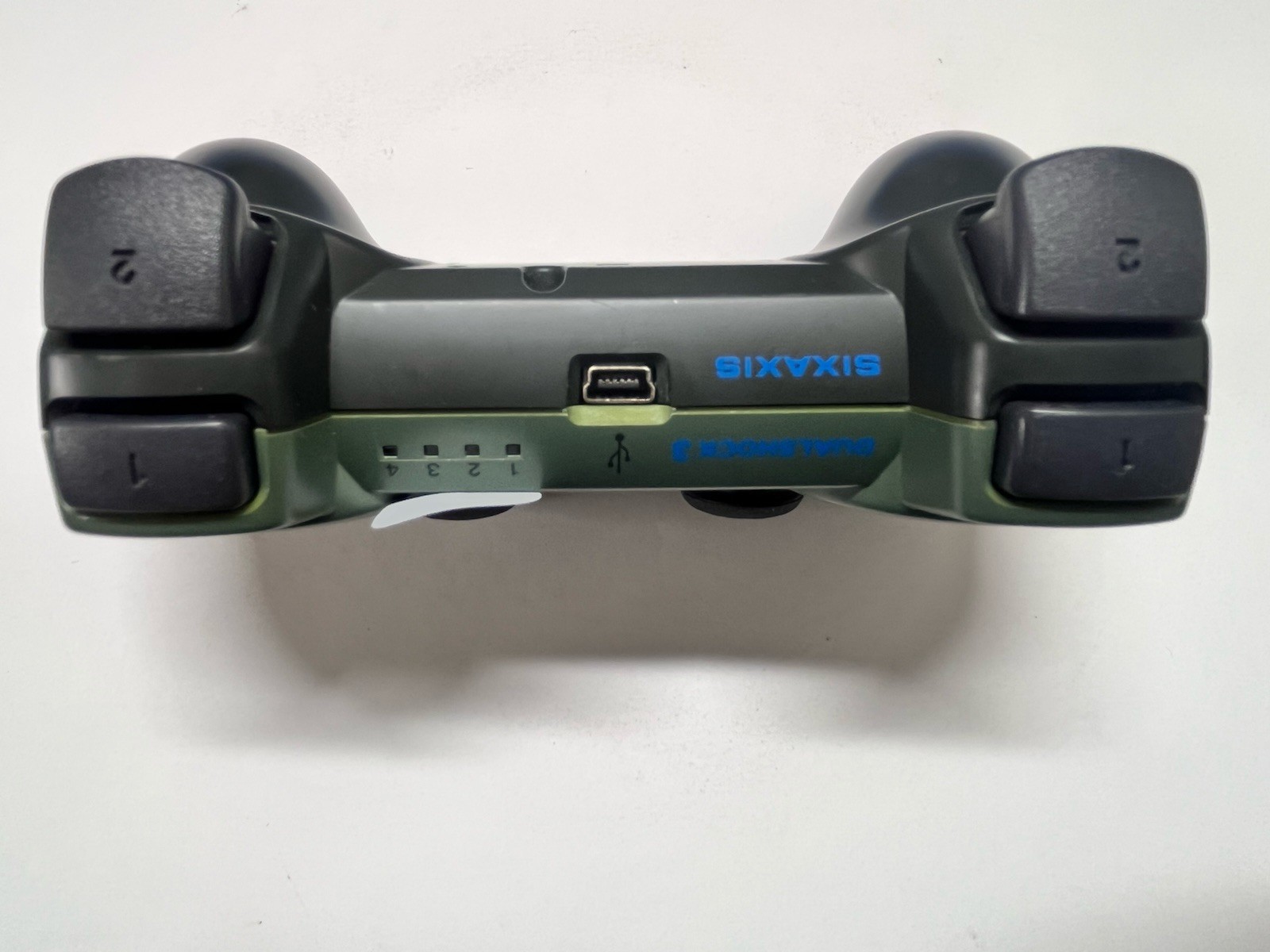 Sony PS3 DualShock 3 Wireless Controller – Green Camo OEM Tested