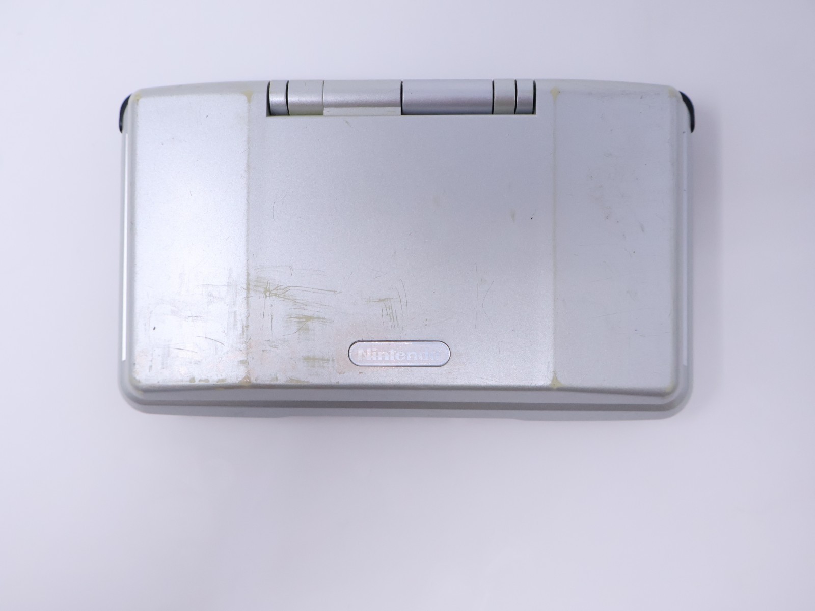 Nintendo DS Handheld Console Tested Working Titanium Silver w/ Charger & Stylus