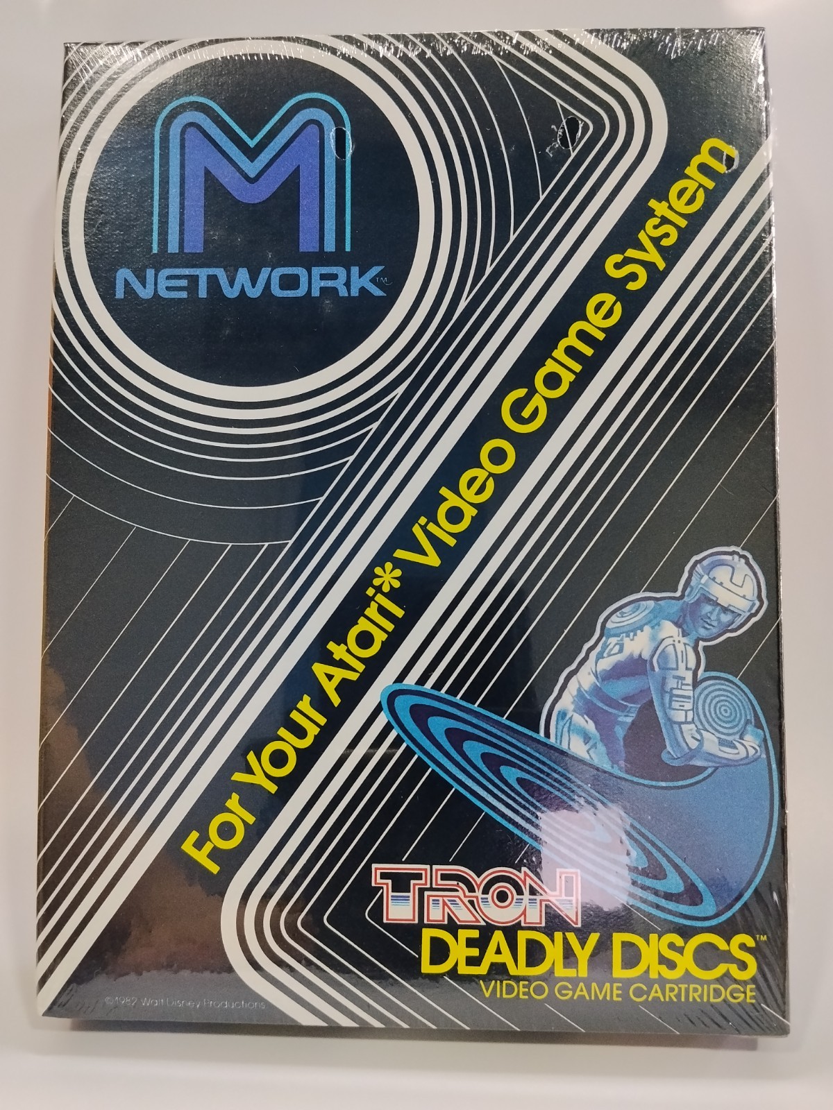 TRON Deadly Disc M-network Mattel Atari 2600 Mint Brand New Sealed