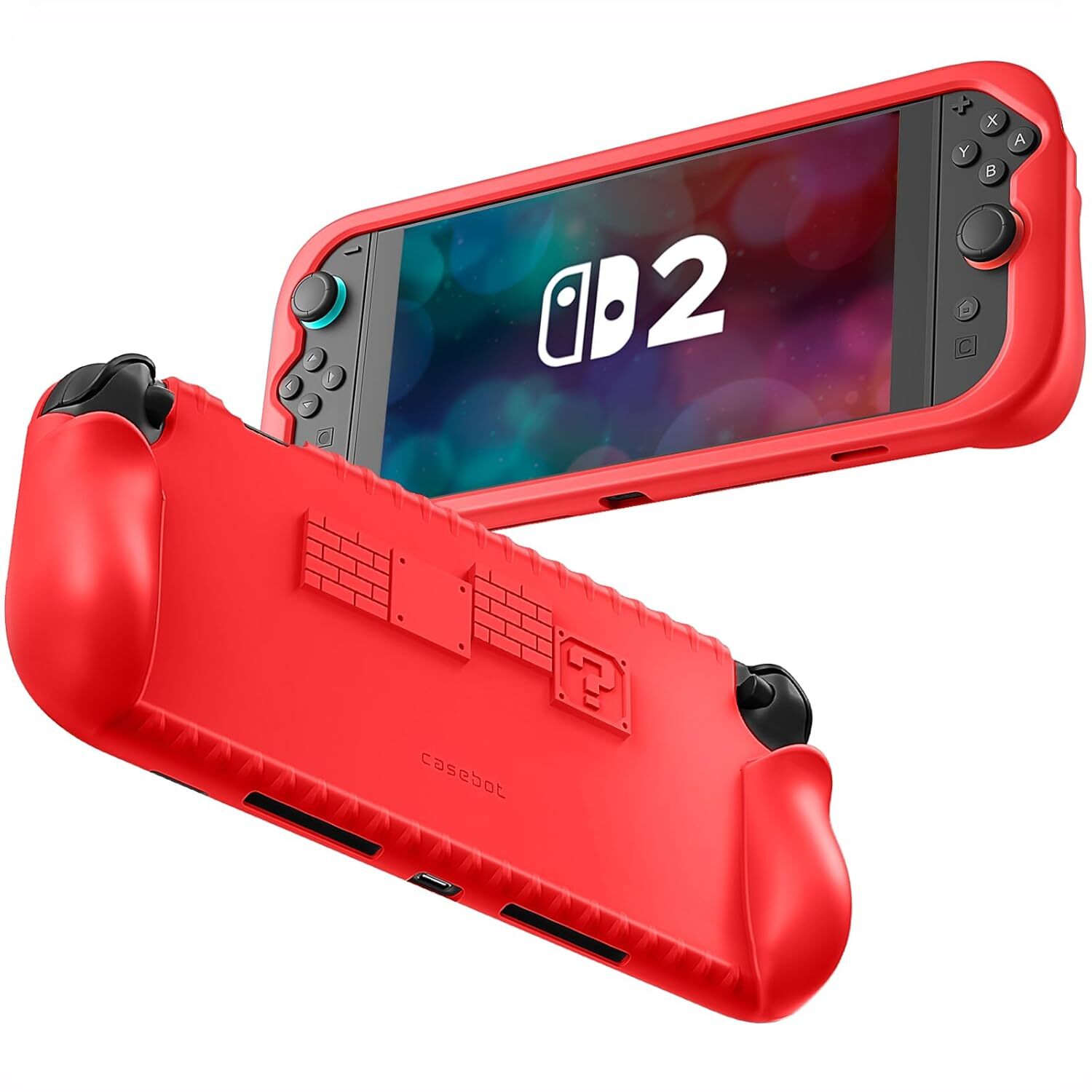 Case for Nintendo Switch 2 (2025) Soft Silicone Shock Proof Cover Game Card Slot