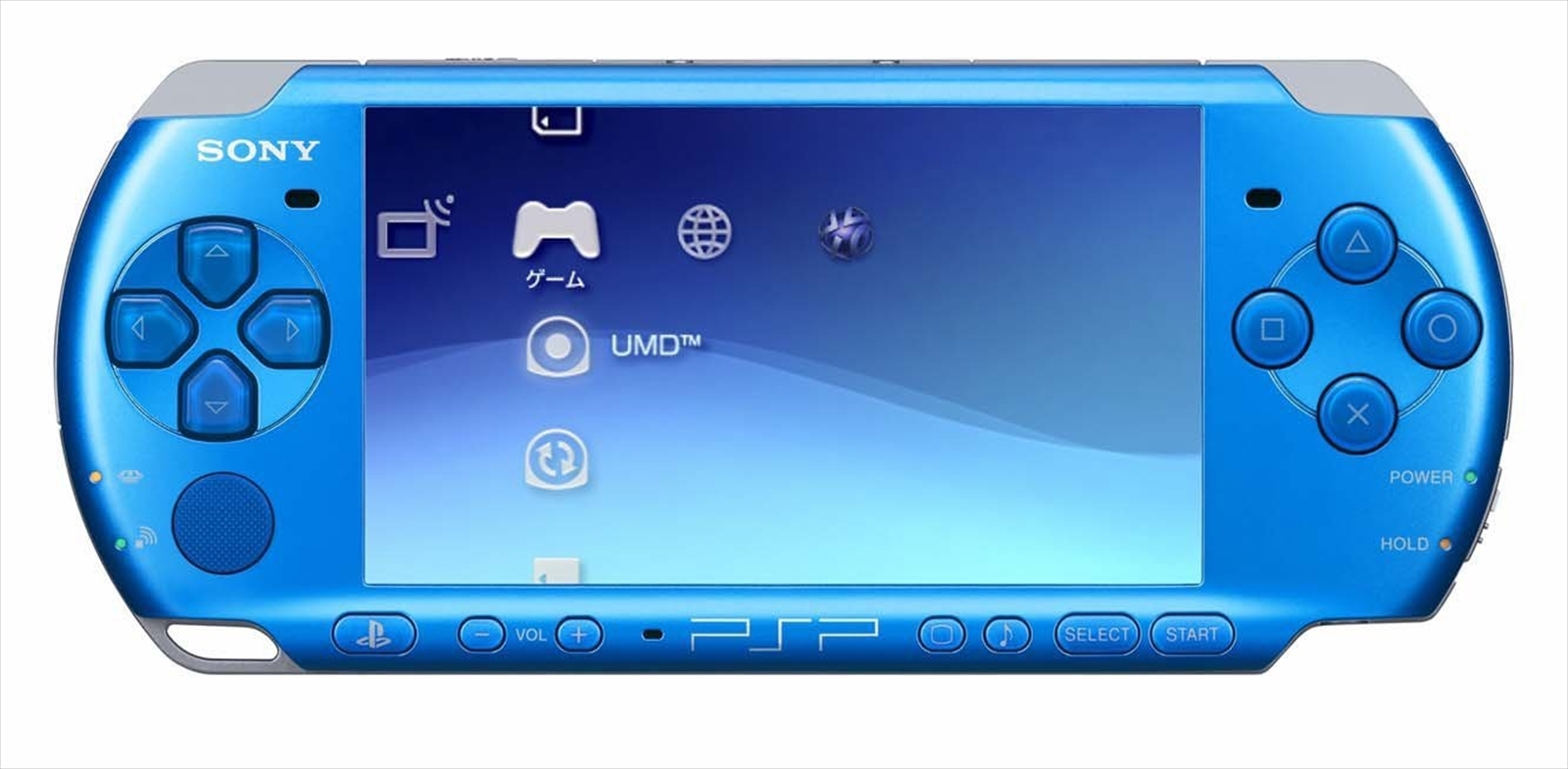 PSP Playstation Portable Vibrant Blue PSP-3000 VB from Japan Game SONY