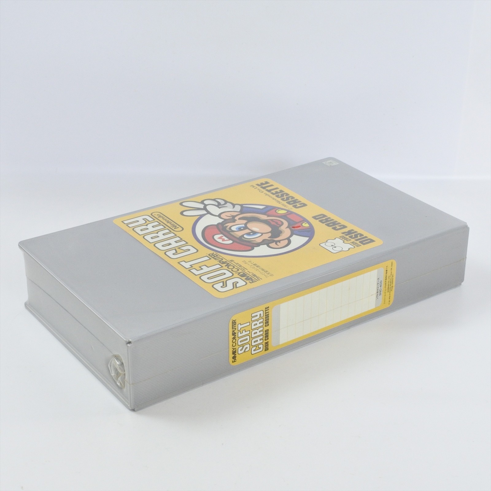 Nintendo Famicom Disk System Card Casette Carry Case MARIO Unused SNC-4CD 0902