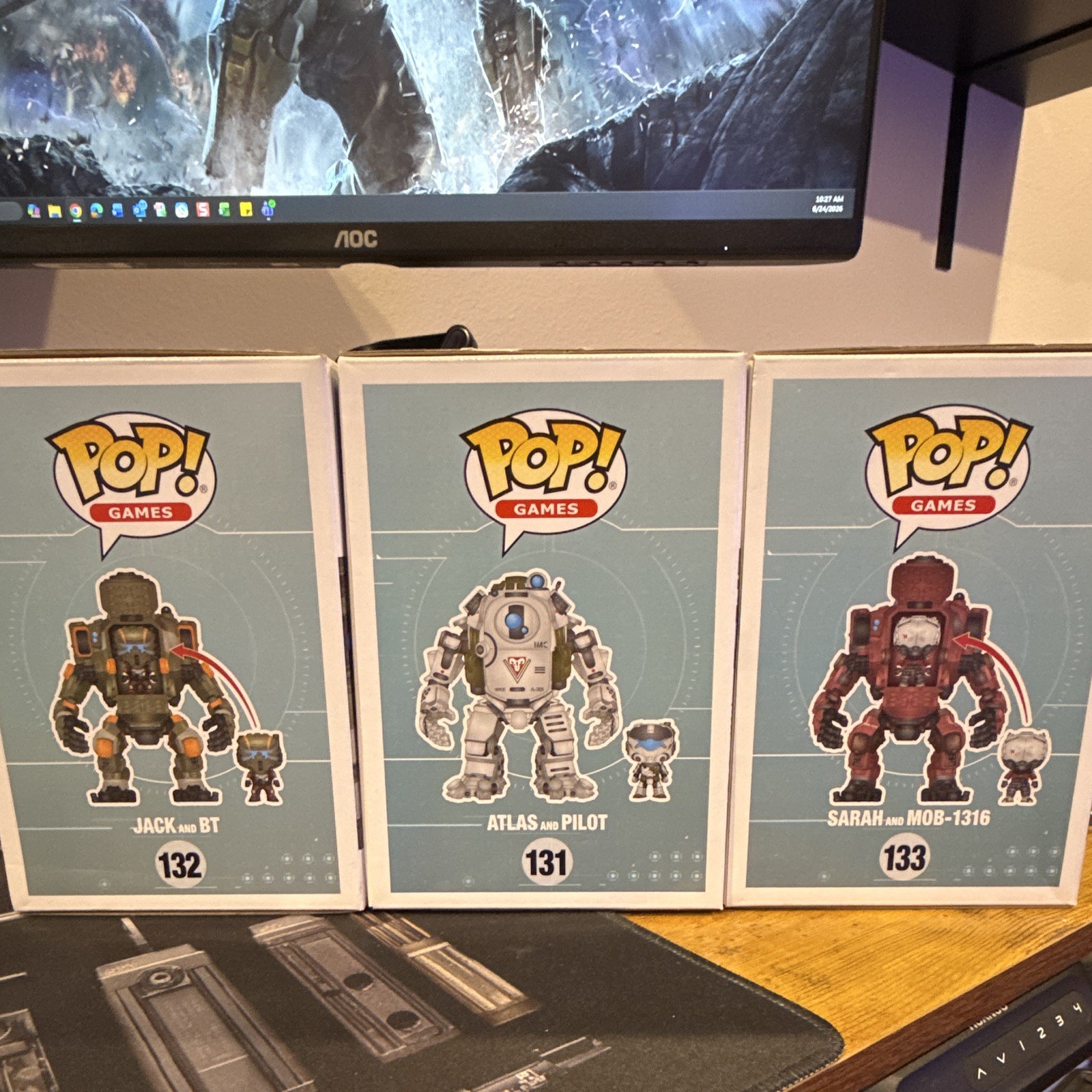 Funko Pop! Games Titanfall 2 Funko Exclusive Lot #131 #132 #133 Jack BT