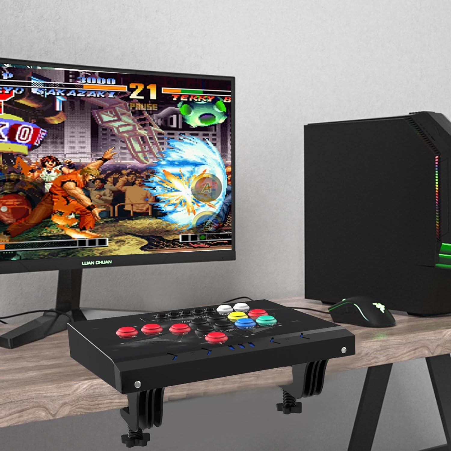 Arcade Stick Joystick Games Controler for Switch NEOGEO Mini Android PC P3