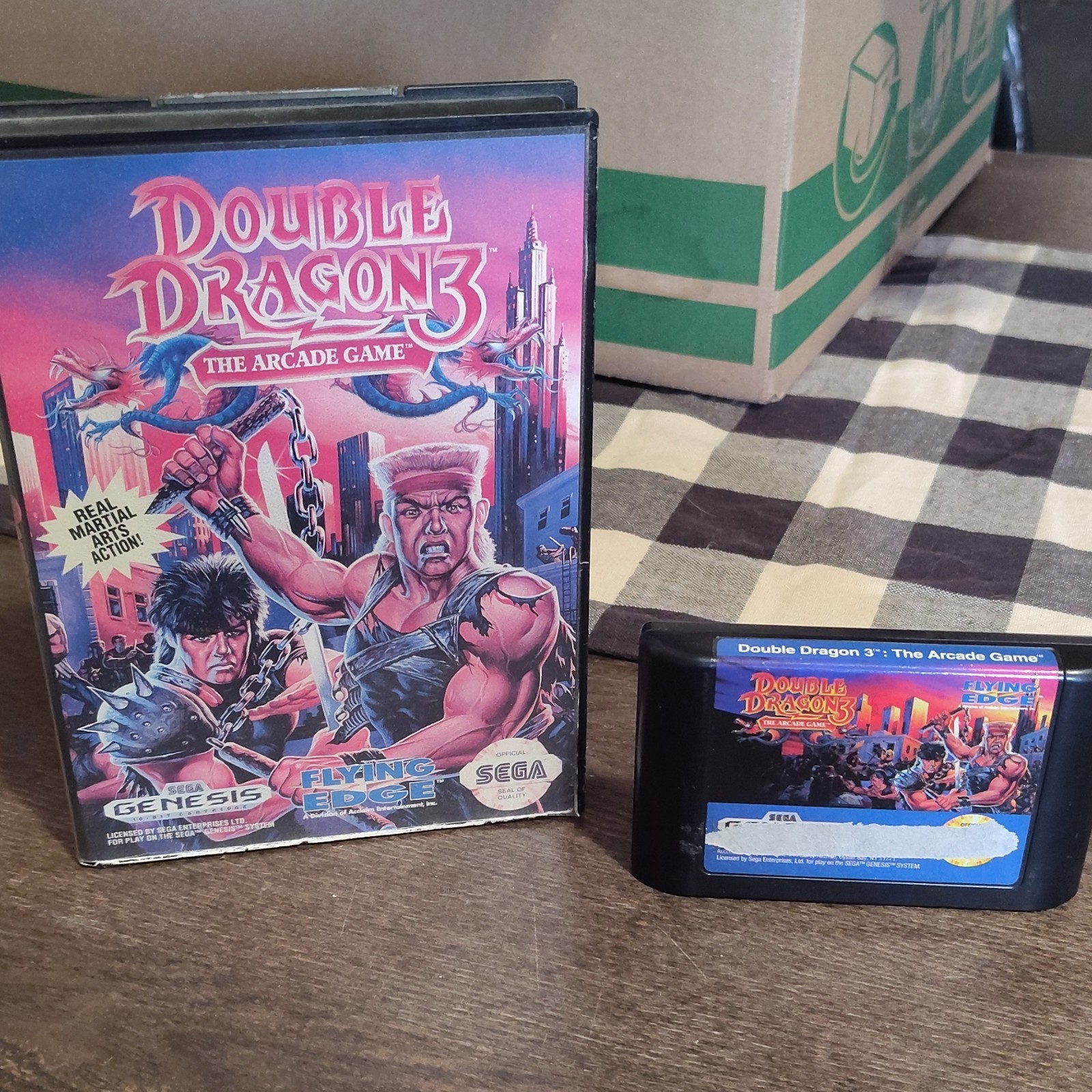 Flying Edge Double Dragon 3: The Arcade Game Sega Genesis Double Dragon Series