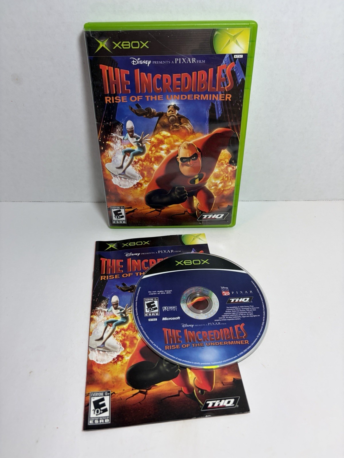 The Incredibles Rise of the Underminer CIB Complete 2005 – Great Disk – Tested