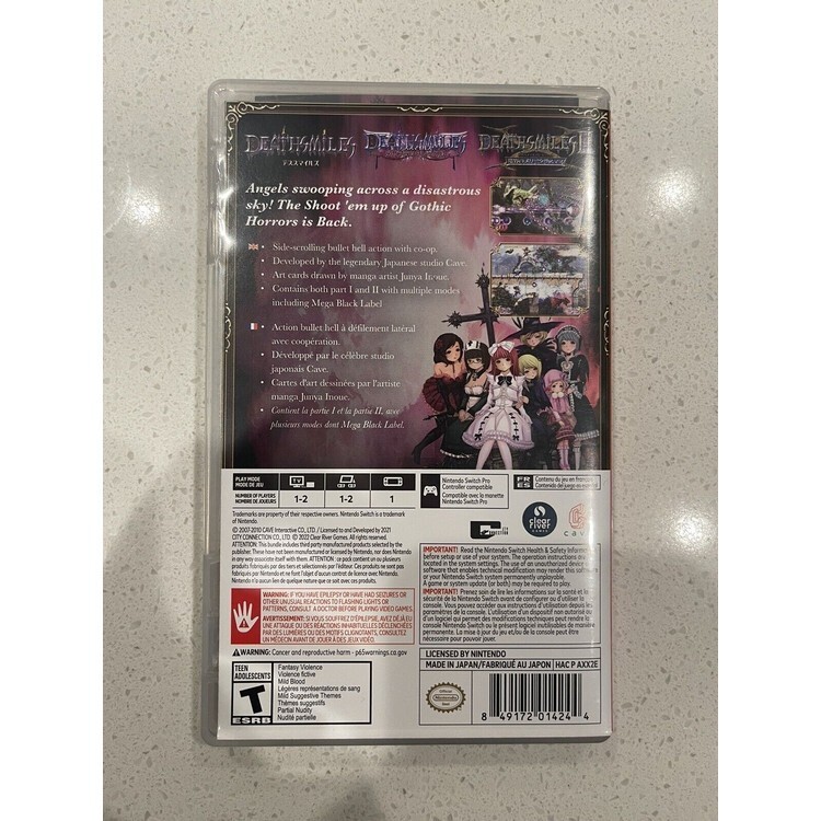 DEATHSMILES 1 + 2 (SLG) – Nintendo Switch, Brand New