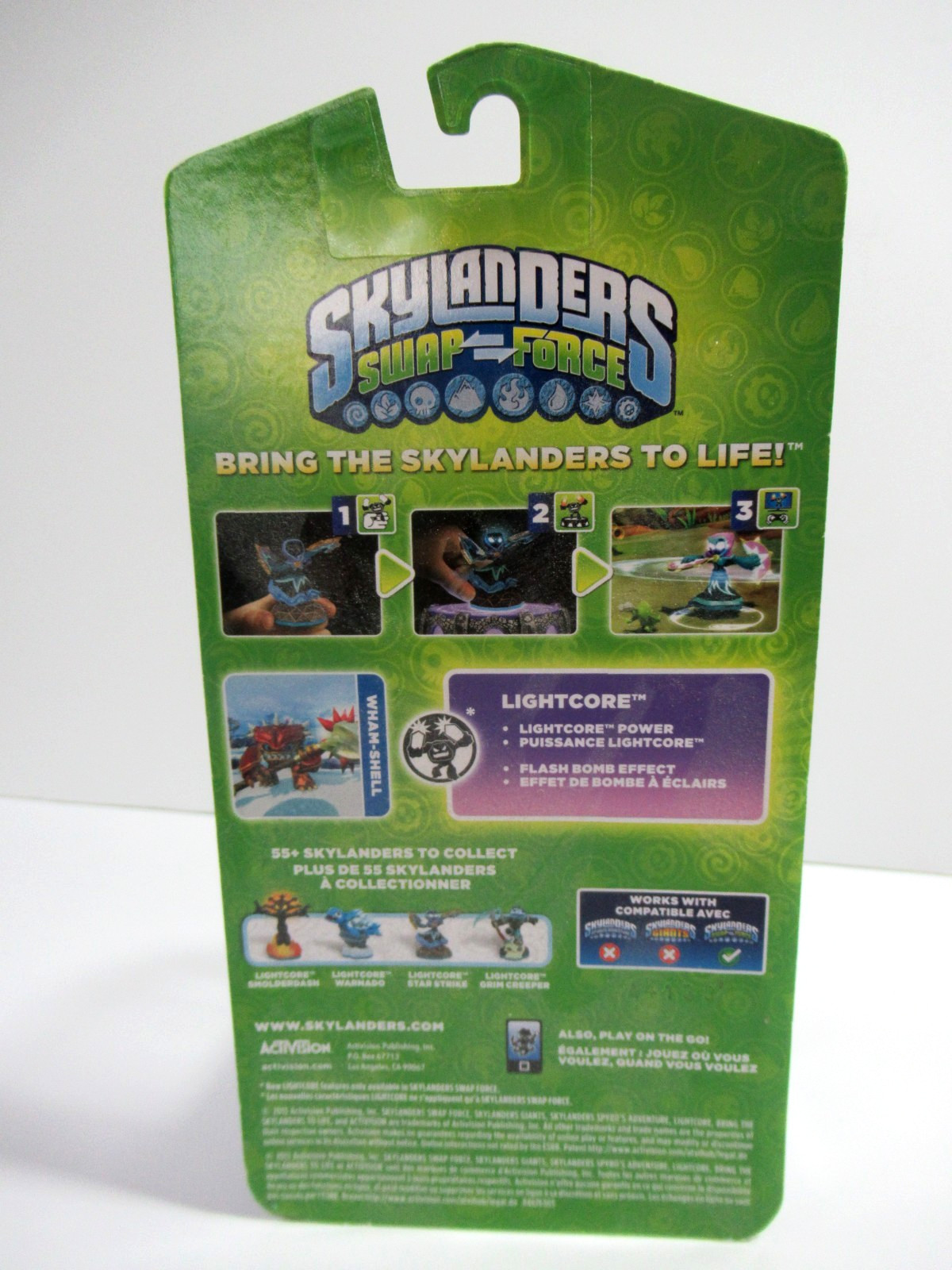 Skylanders Swap Force Lightcore Wham Shell Character Pack New in Package