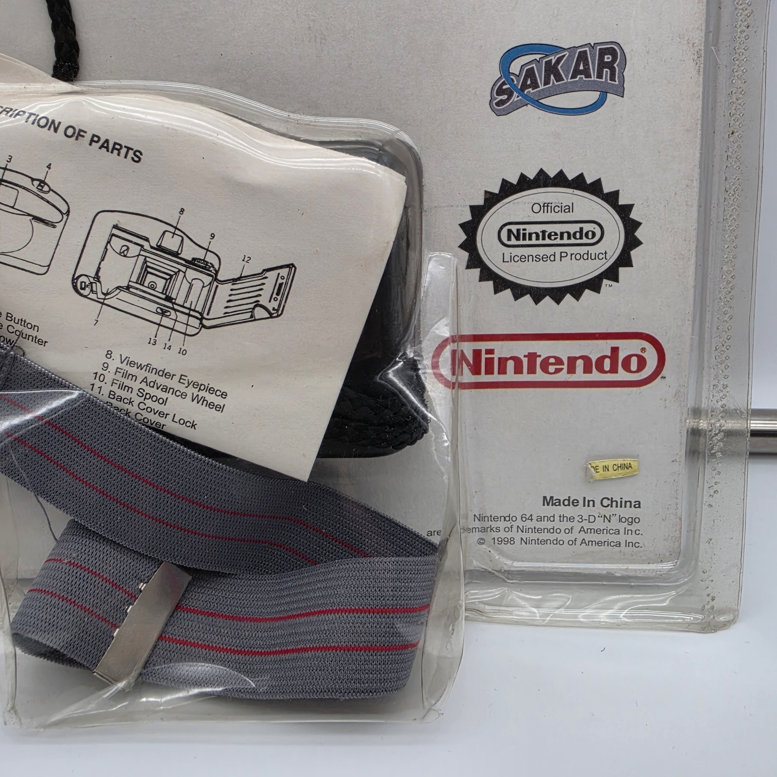 Nintendo 64 AM/FM Radio and 35mm Orange Film Camera Combo NEW FACTORY SEALED
