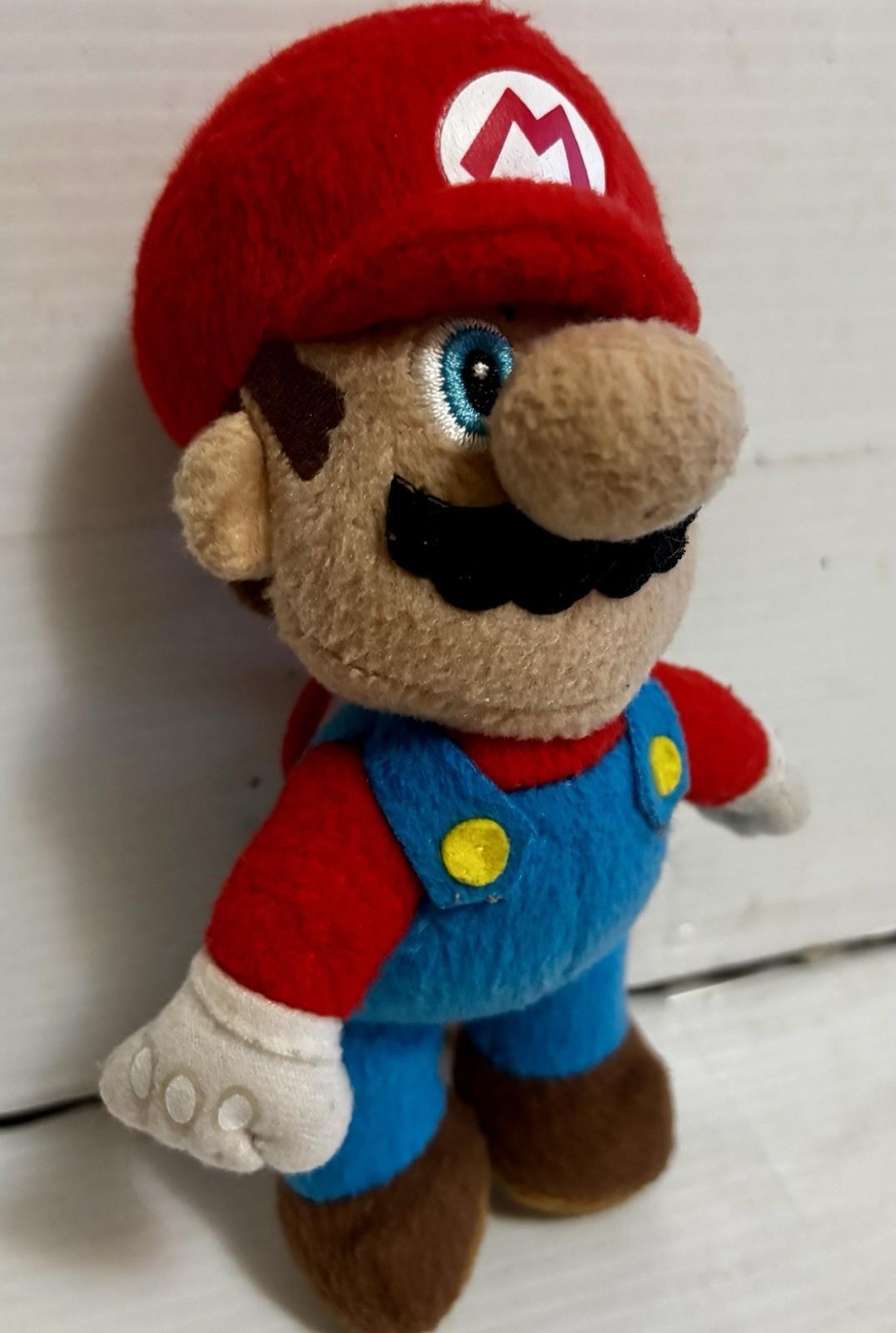Vintage Nintendo Super Mario Bros. Keychain 7″ Plush Backpack Clip Fast Shipping