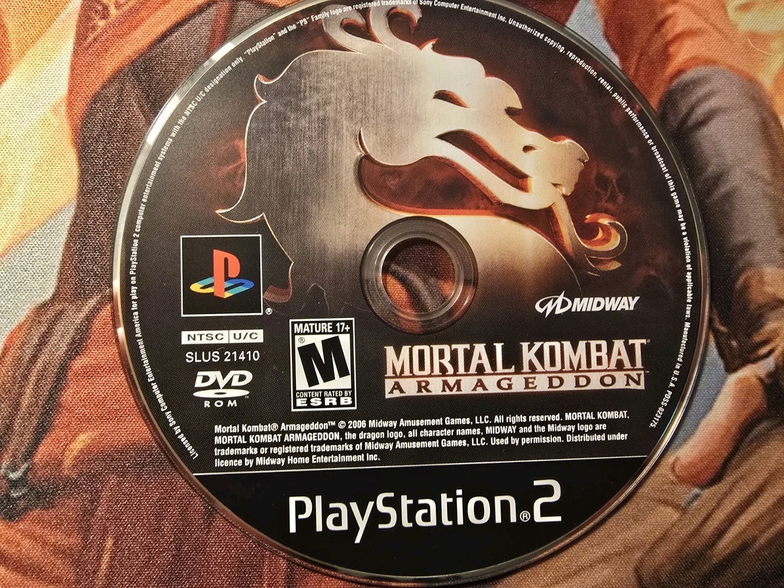 Midway Mortal Kombat: Armageddon PS2 Loose