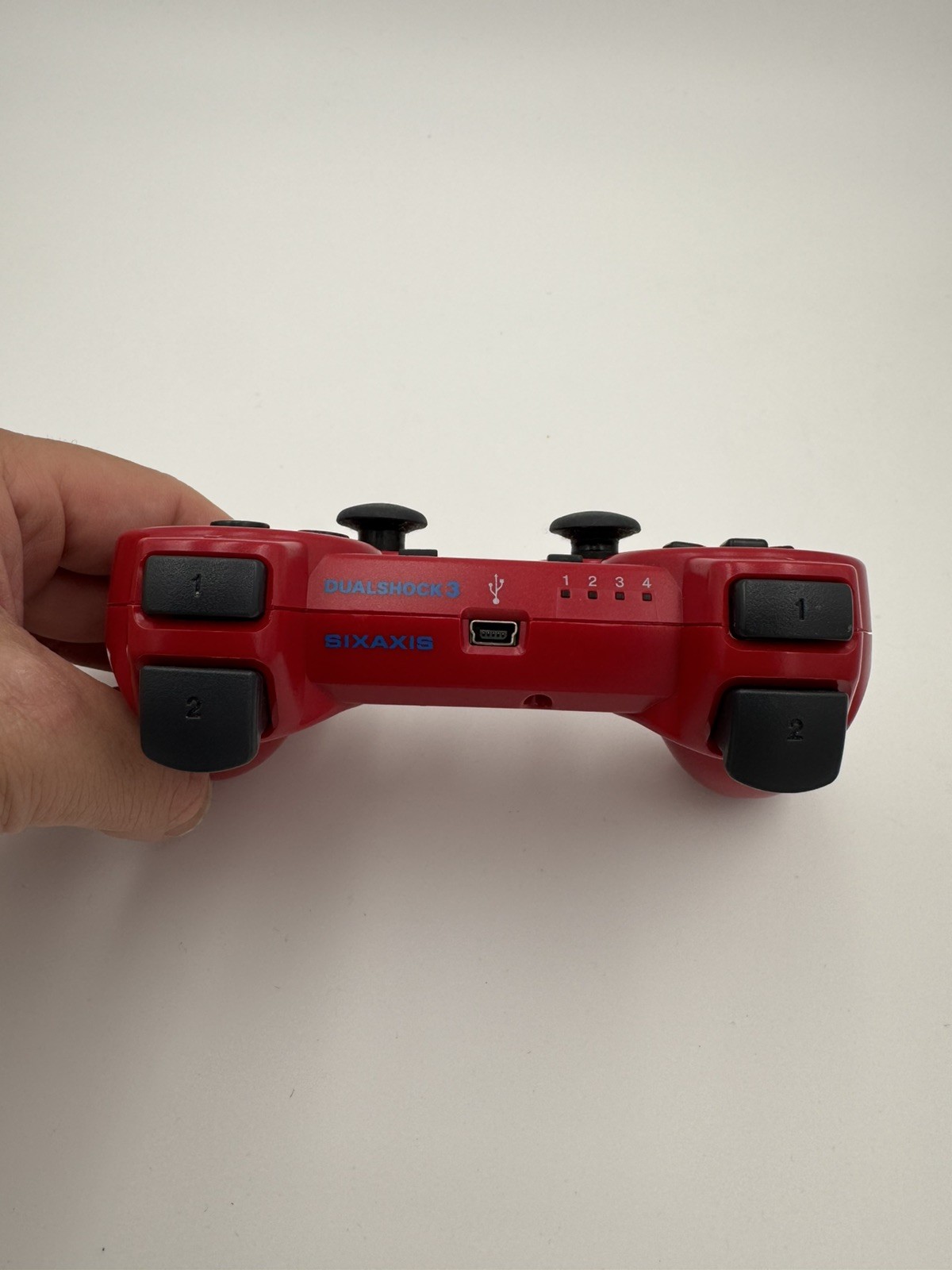 Sony PlayStation PS3 DualShock 3 Wireless Controller – Red OEM Tested