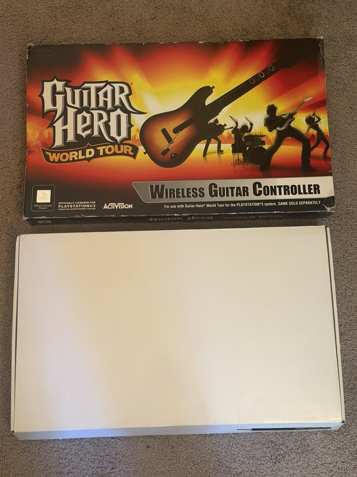 New NIB Guitar Hero World Tour PS3 Wireless Guitar Controller Dongle NO Game