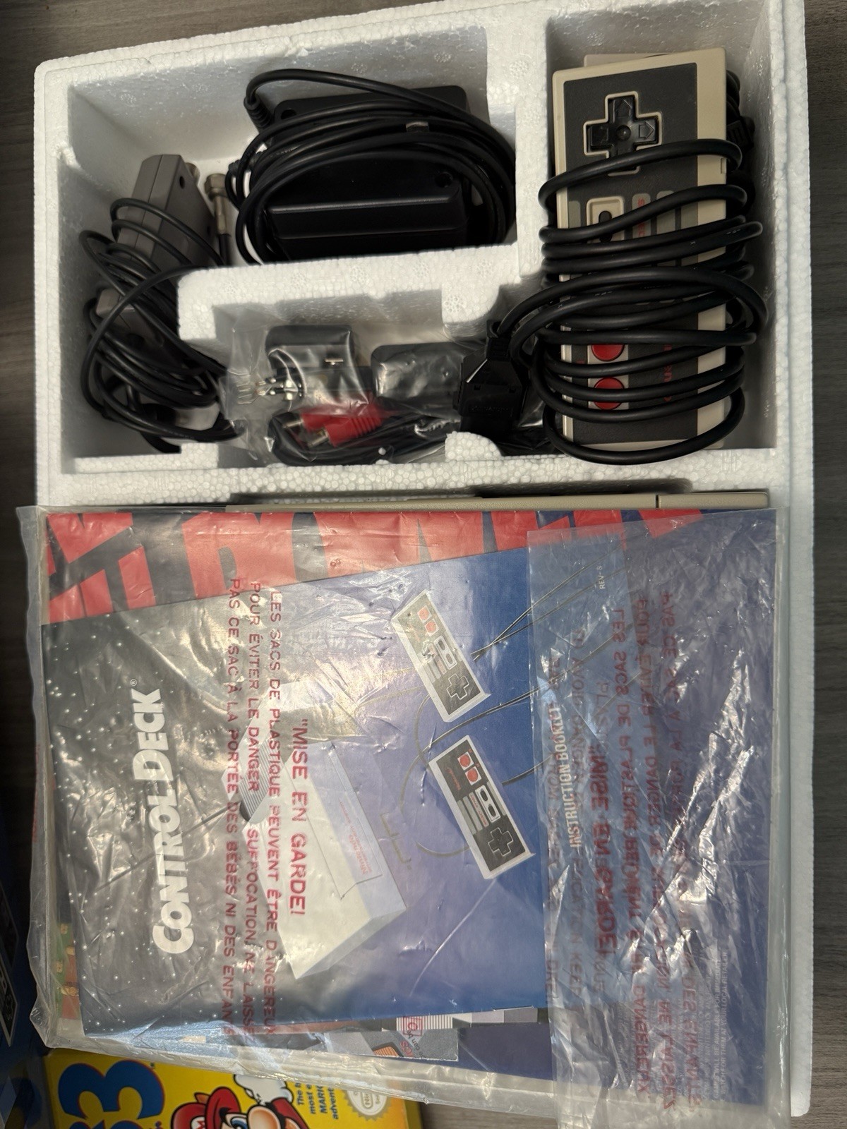 Nintendo NES Console Challenge Set in Box W/ Super Mario Bros 3 – TESTED & WORKS