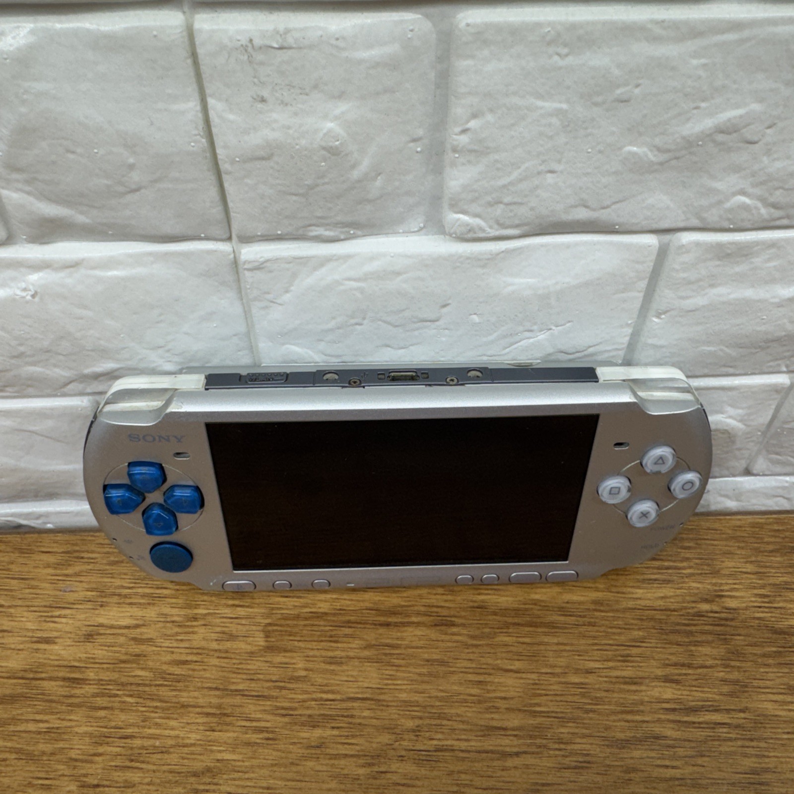 Sony PSP-3000 Portable Mystic Silver Handheld System Parts/Repair Untested