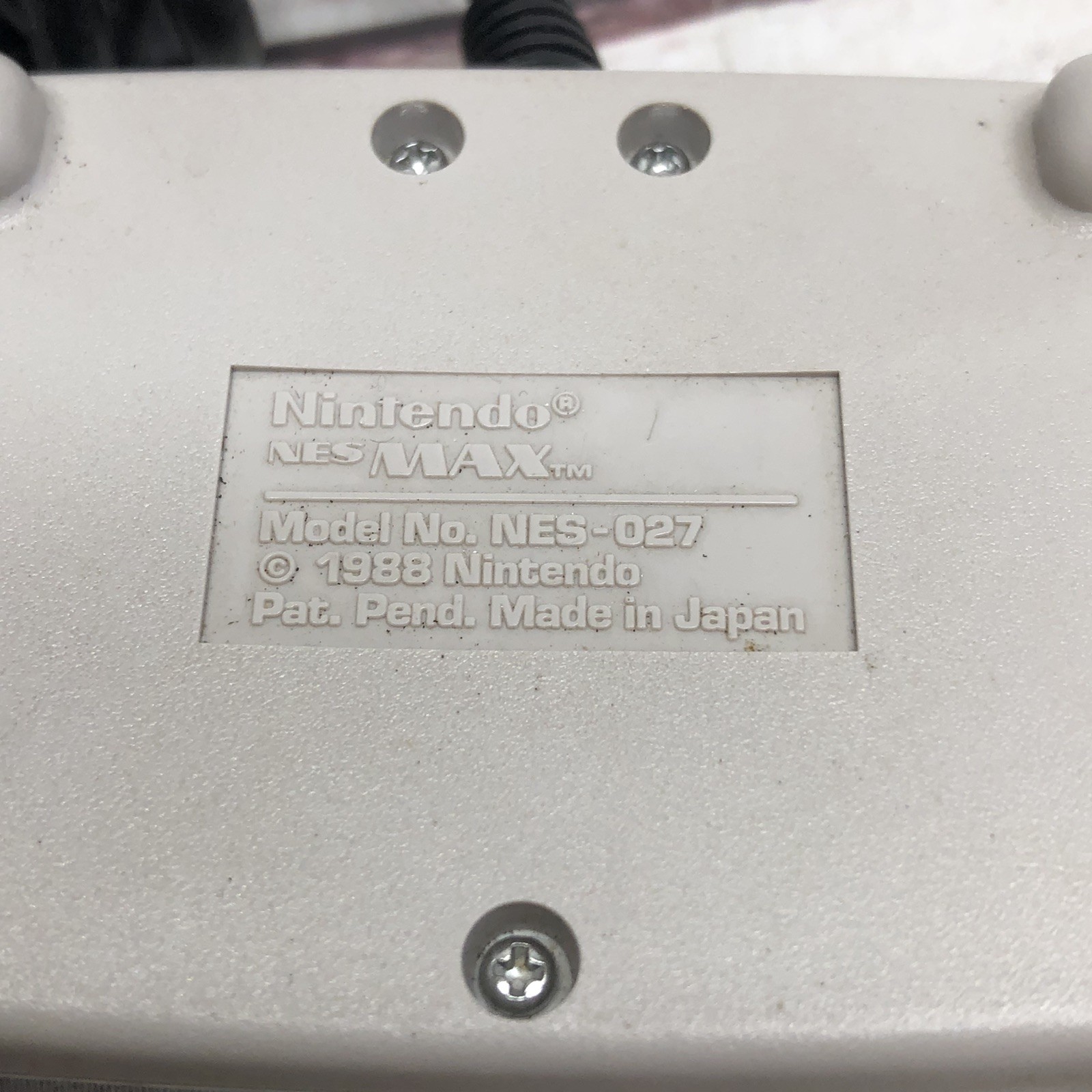 Nintendo NES Max Turbo Controller OEM Model NES-027 Retro – Untested