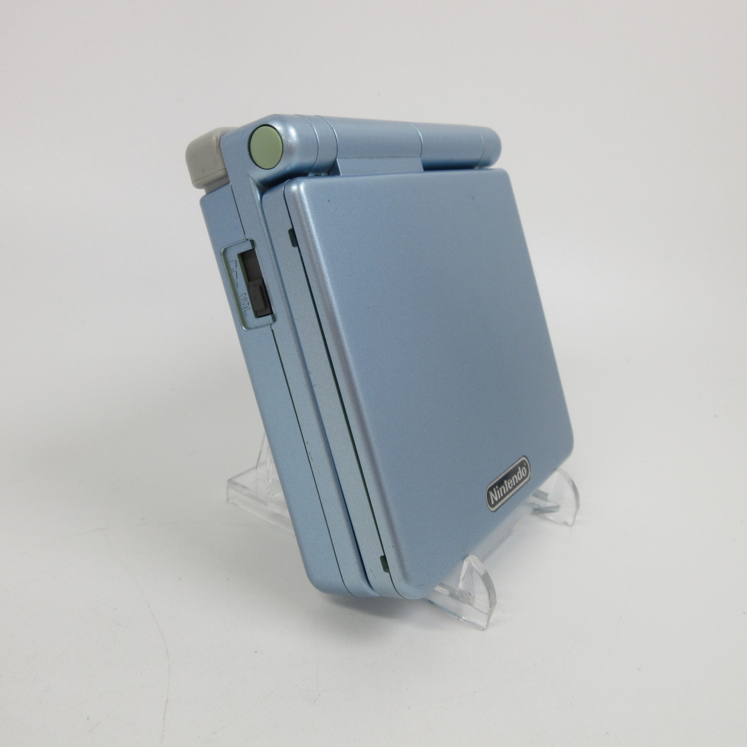 【Very Good】Nintendo GameBoy Advance SP Pearl Blue GBA Console #Arr08/0627/03
