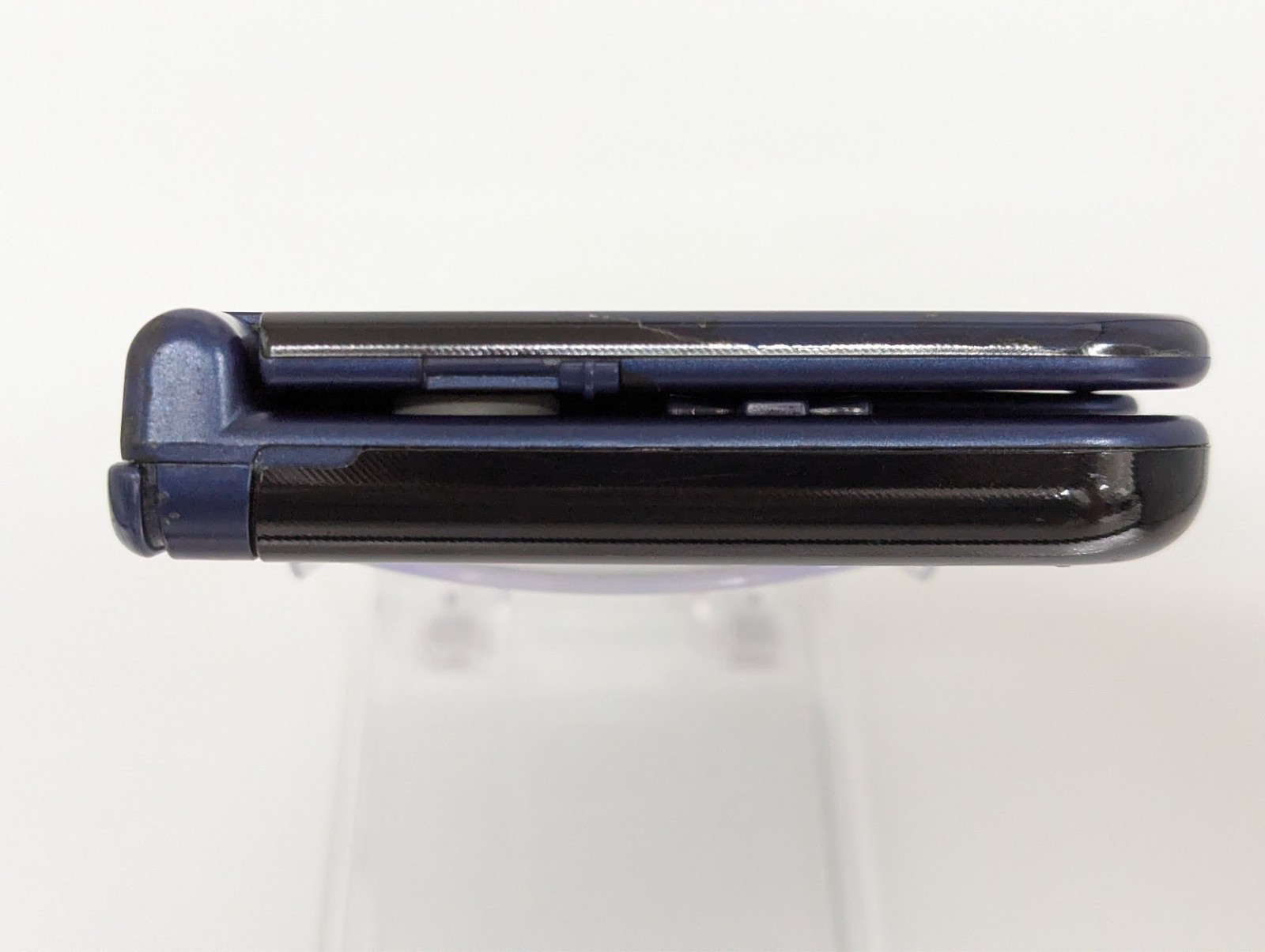 B447 Nintendo new 3DS LL XL console Metallic Blue w/adapter fx