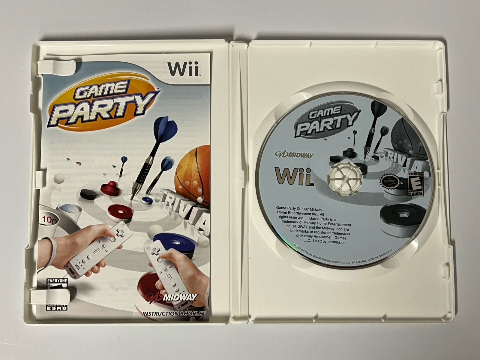 Game Party 1 (Nintendo Wii) CIB COMPLETE & TESTED