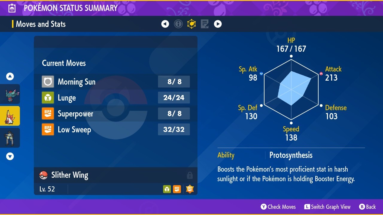 Non-Shiny Slither Wing 6IV Lv52 Adamant Volcarona Paradox Pokemon Scarlet Violet