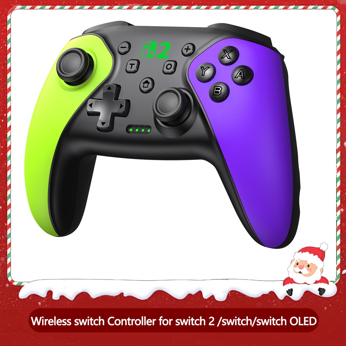 Wireless Pro Switch 2 Controller for Switch 2/Switch/Lite/OLED/Android/iOS