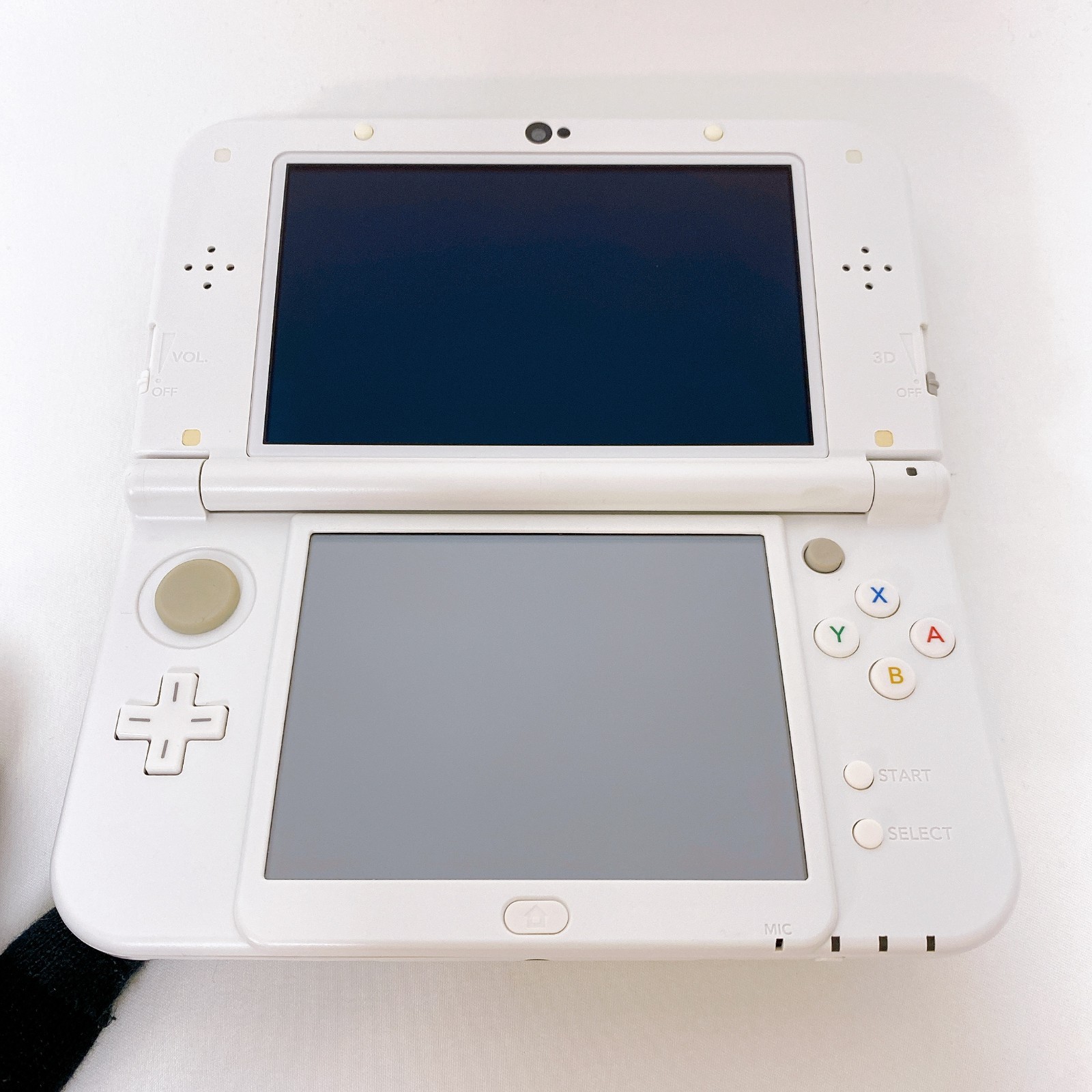 【Dual IPS】 New Nintendo 3DS XL LL Pearl White Stylus Japan Tested Working Rank S