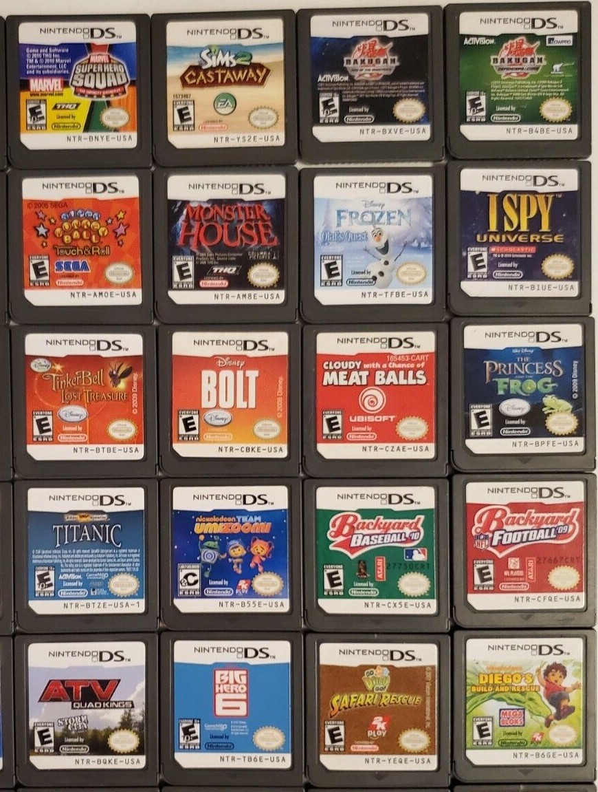 Lot of Nintendo DS Games Pick & Choose – Cartridge ONLY – T + W Fast Shipping