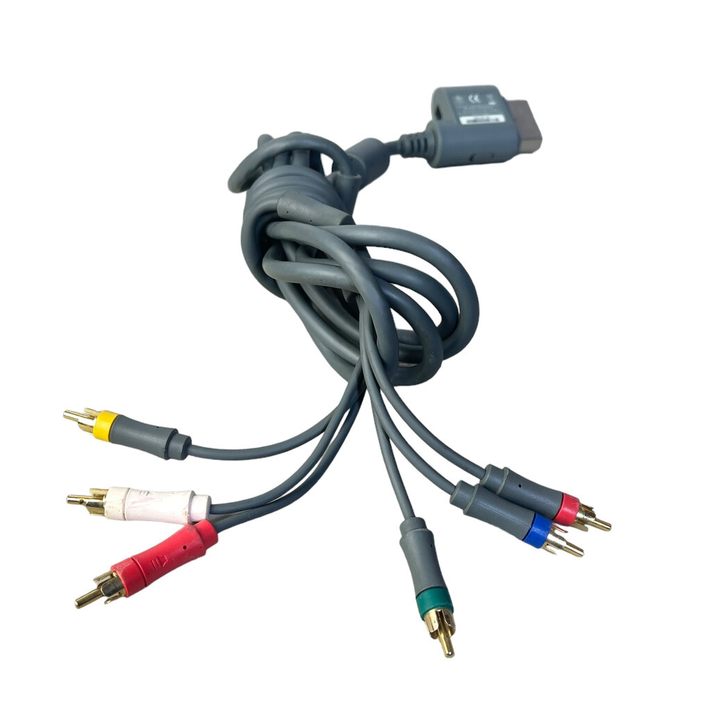 Genuine OEM Microsoft Xbox 360 Component HD AV Cable Composite RCA HDTV TESTED