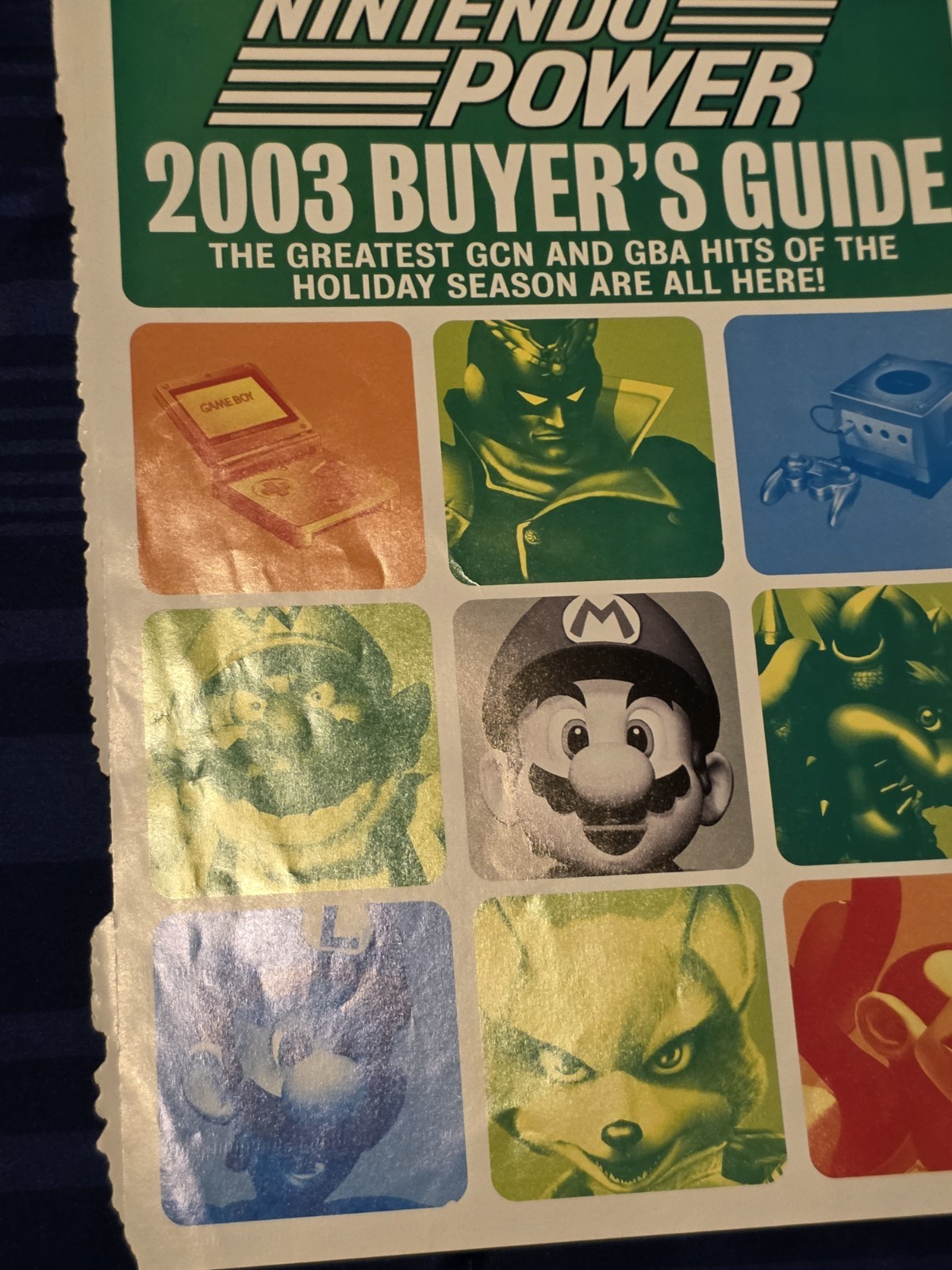 Nintendo Power 2003 Buyer’s Guide GameCube GBA Zelda Pokemon Colosseum
