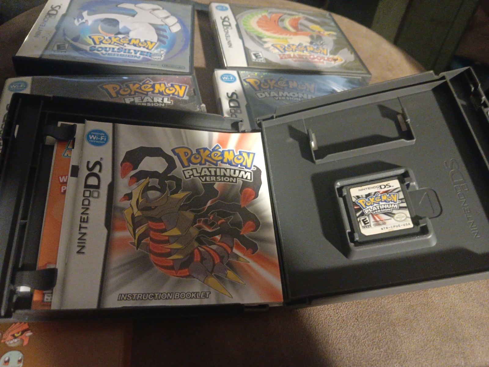 Nintendo DS Pokemon Game Lot