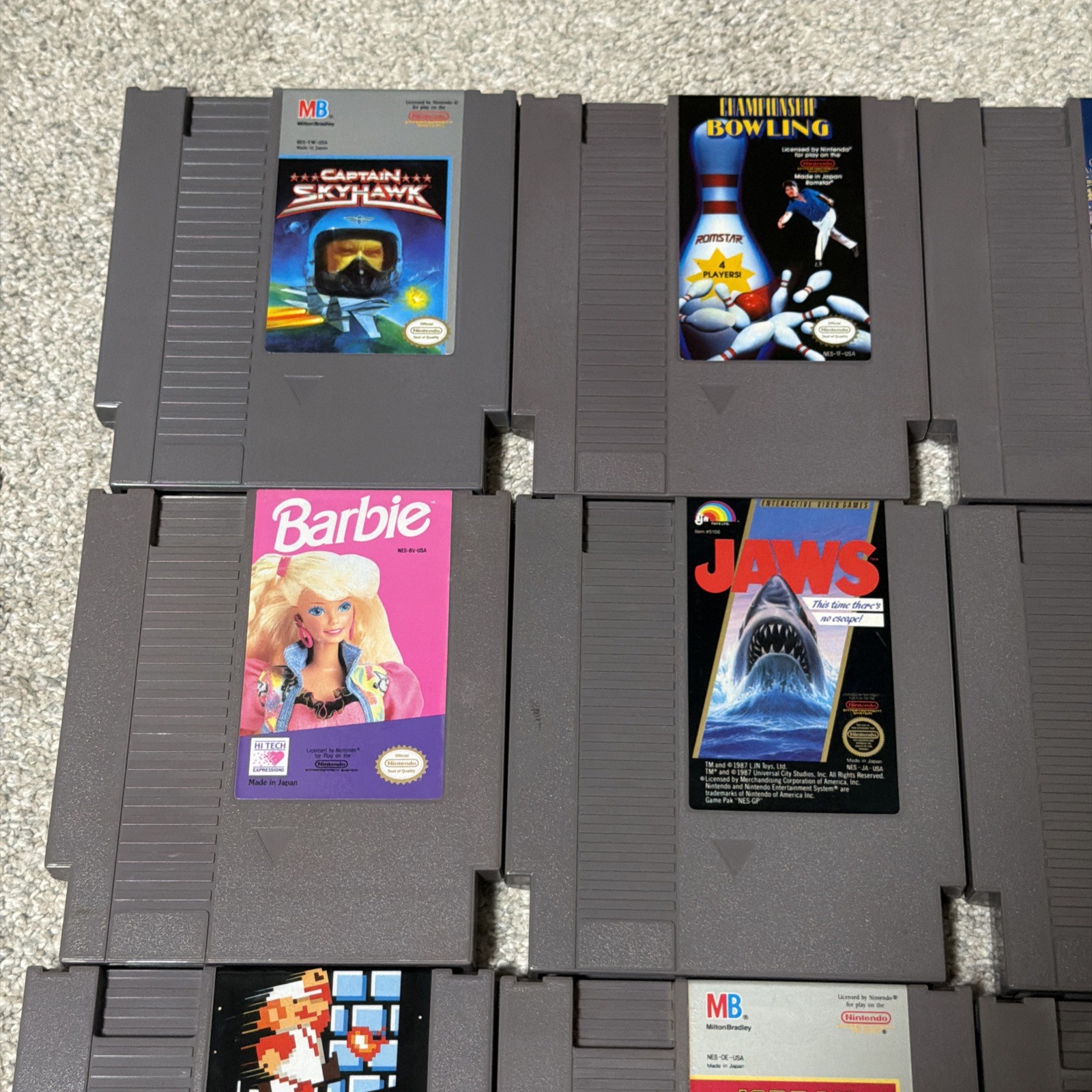 Nintendo NES Game Lot of 17 All w/ Manuals – Metroid Ducktales Metal Gear