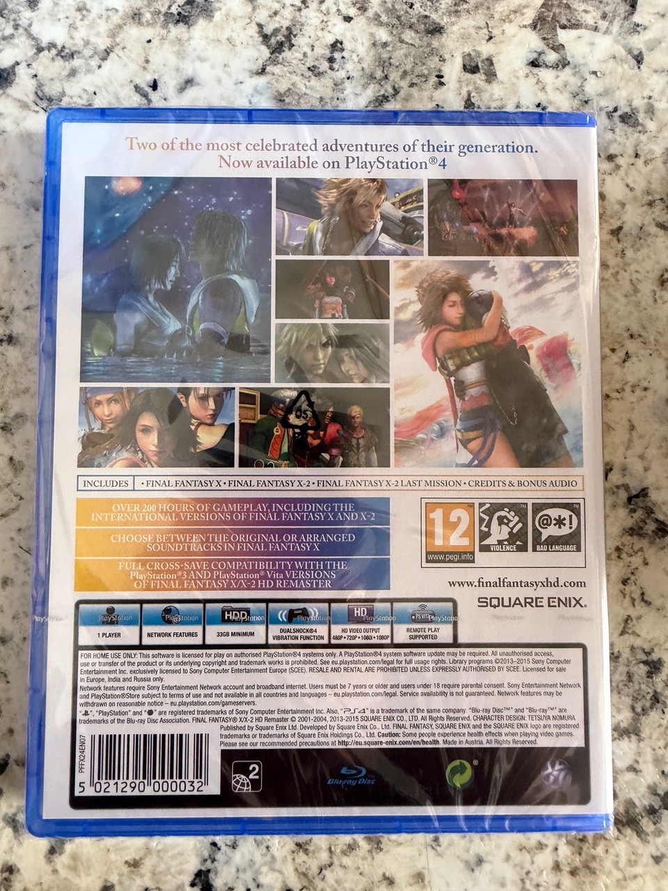 Final Fantasy X/X-2 HD Remaster PS4 Brand New Factory Sealed PlayStation 4