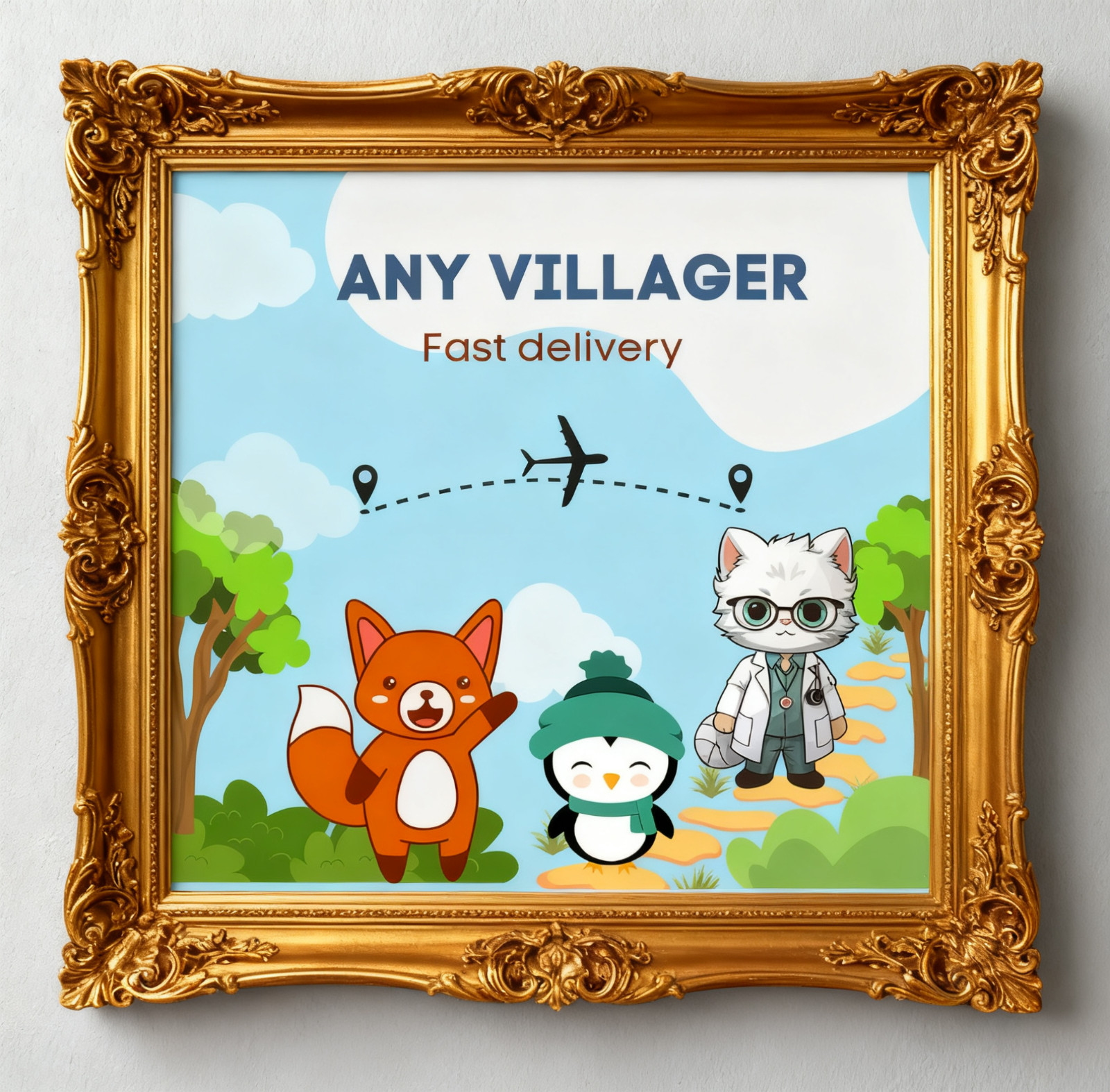 Any villager Fast Delivery