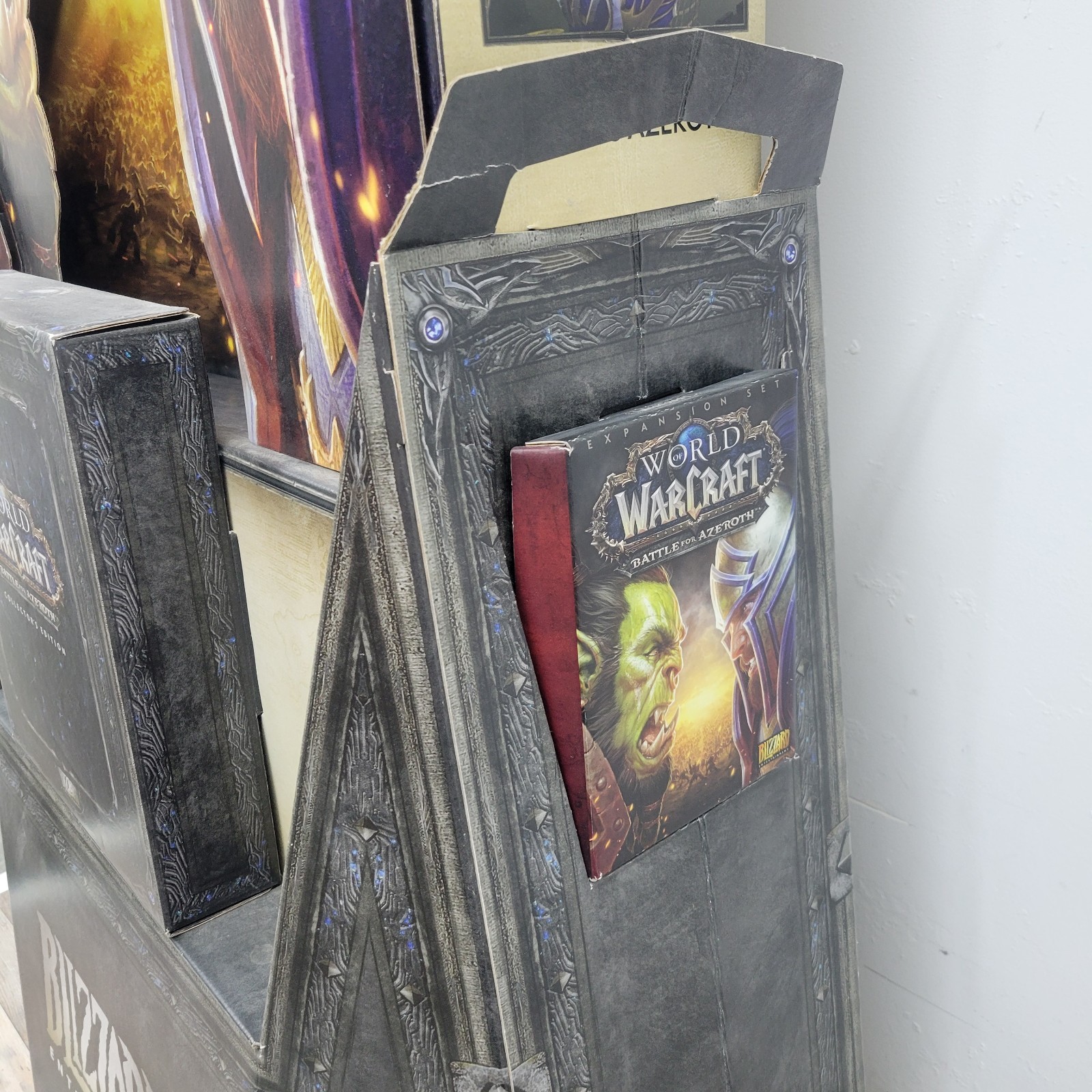 5ft WoW Battle Of Azeroth Game Stop Gaming Store 3D Display Promo World Warcraft