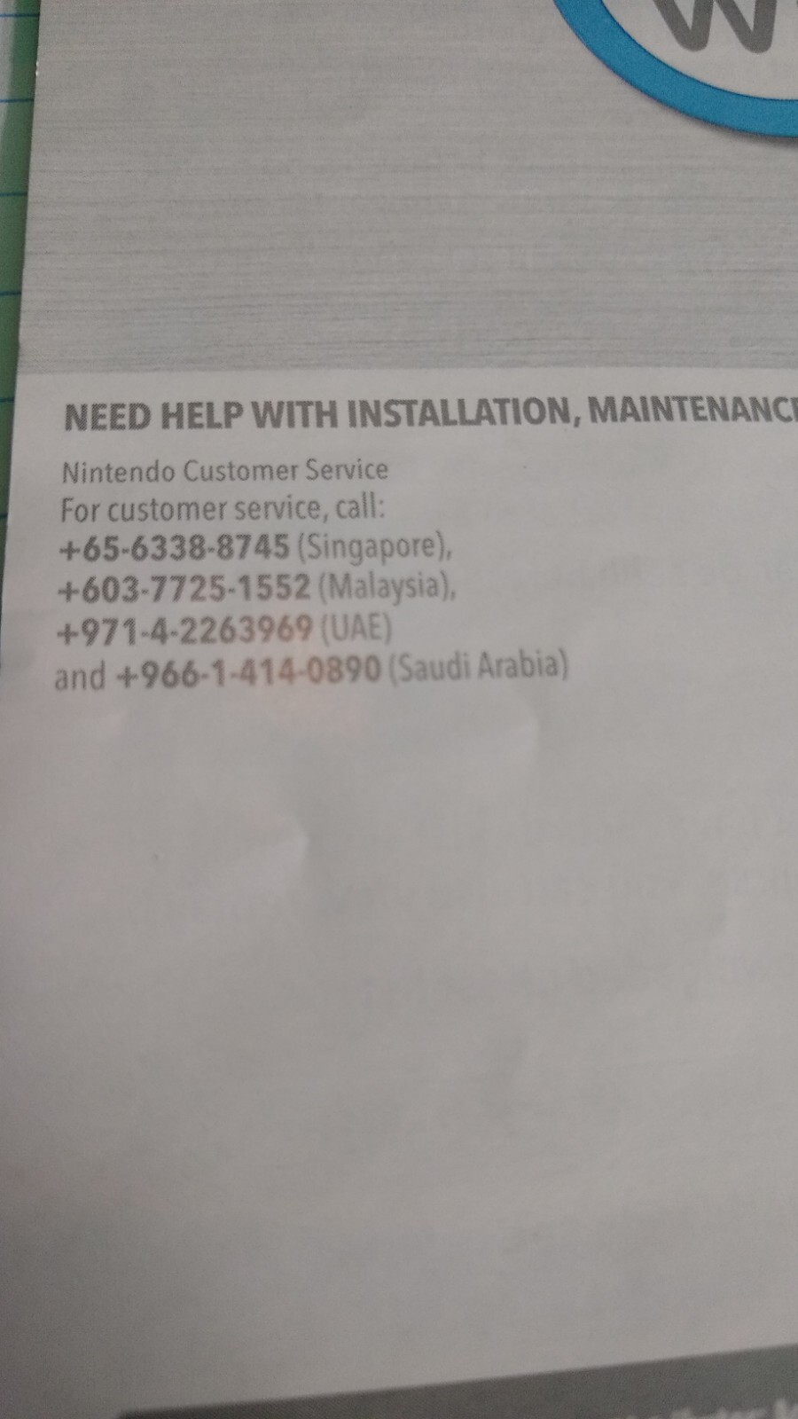 MarioKart Instruction Booklet ONLY Nintendo Wii Japan Singapore Malaysia Saudi