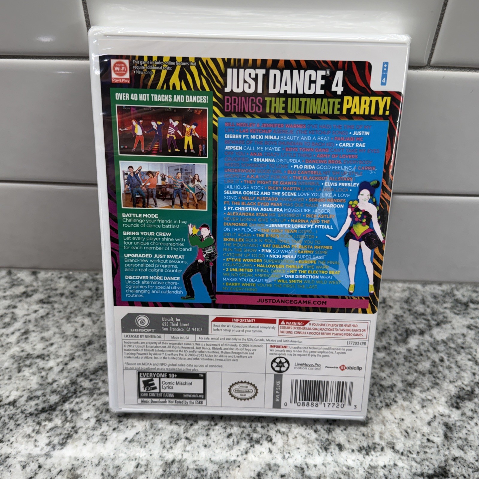 Just Dance 4 New – Sealed (Nintendo Wii, 2012)