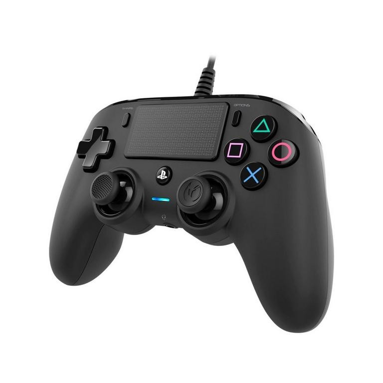 Nacon Black Wired Controller for PlayStation 4, Used with Care