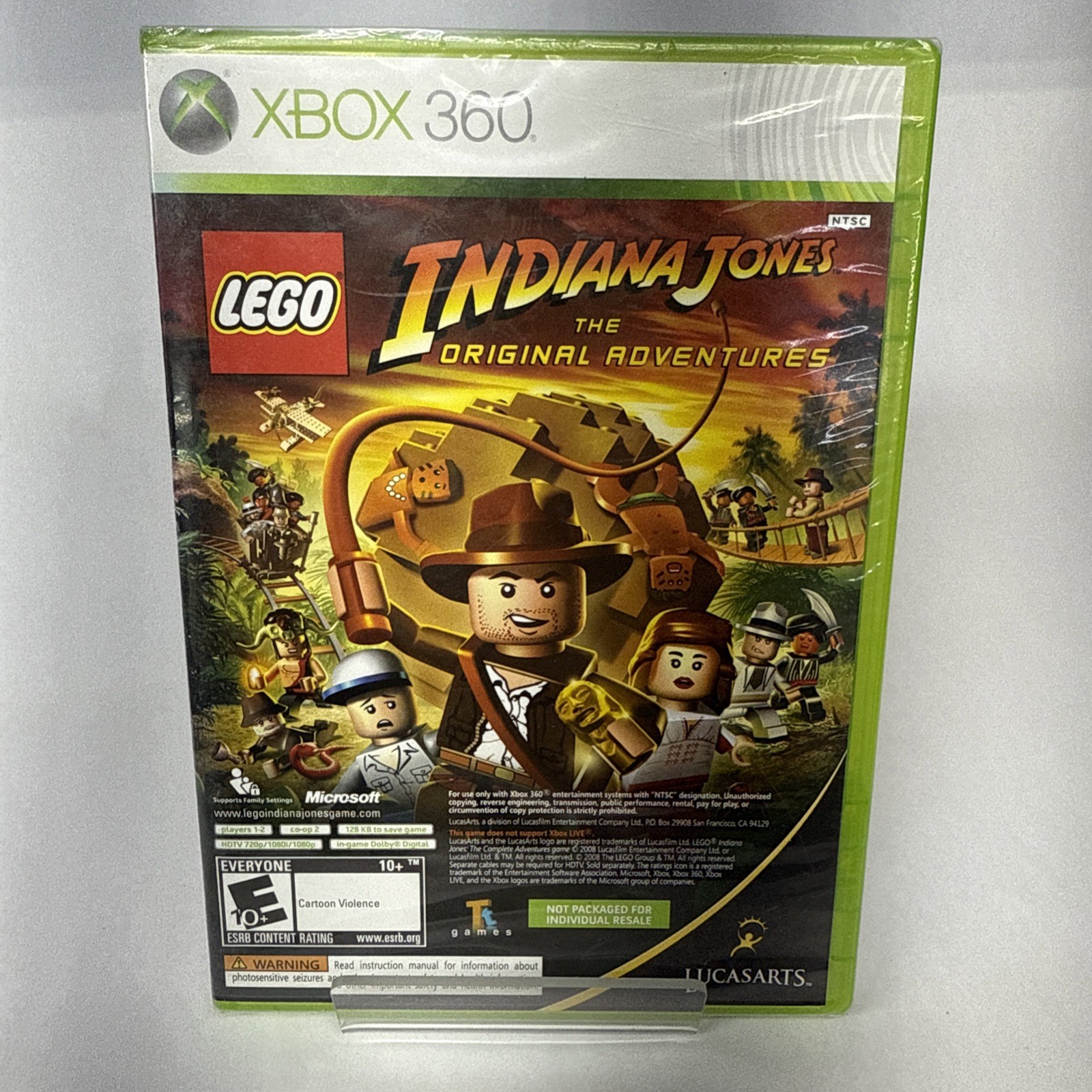 Xbox 360 NEW LEGO Indiana Jones: The Original Adventures & Kung Fu Panda sealed