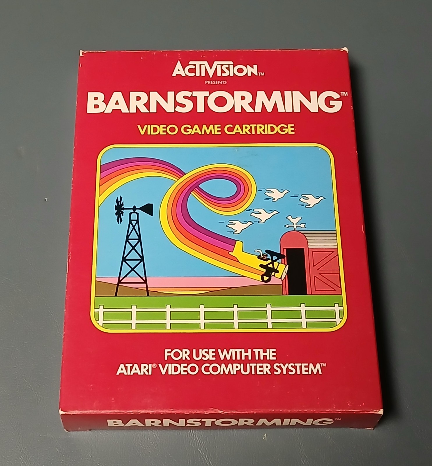 Atari 2600 Barnstorming By Activision Complete In Box (CIB) With Manual & More
