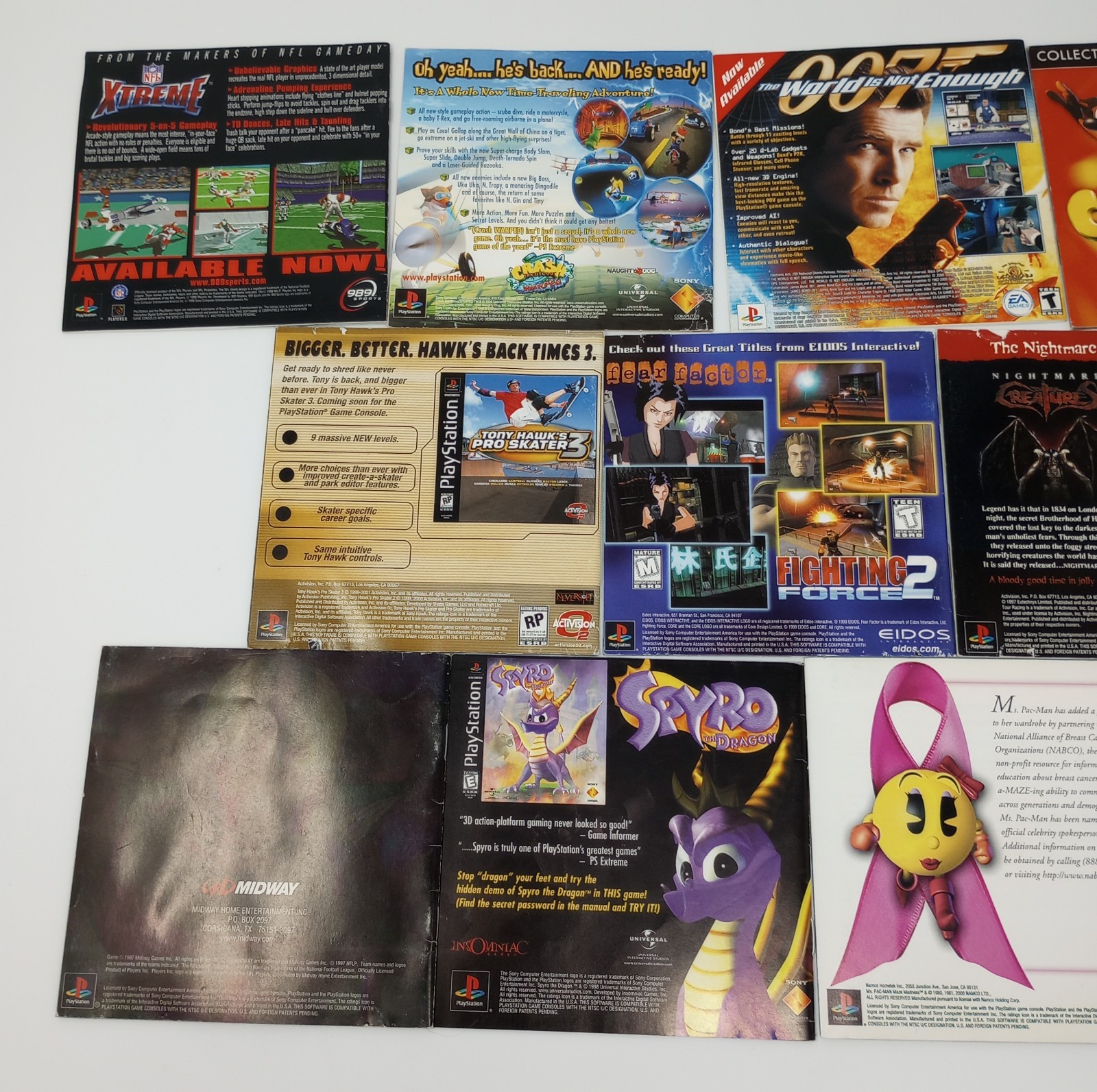 Lot Of 43 Playstation 1 (PS1) Manuals Only NO GAMES