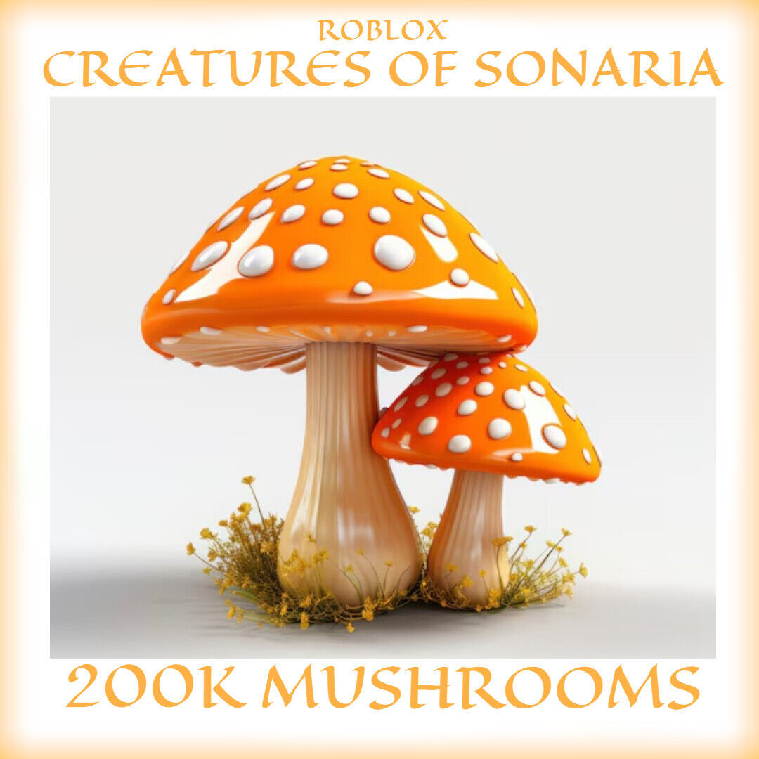 Creatures of Sonaria COS 200000 Mushrooms (200K Shrooms) 🔥Fast Delivery🔥