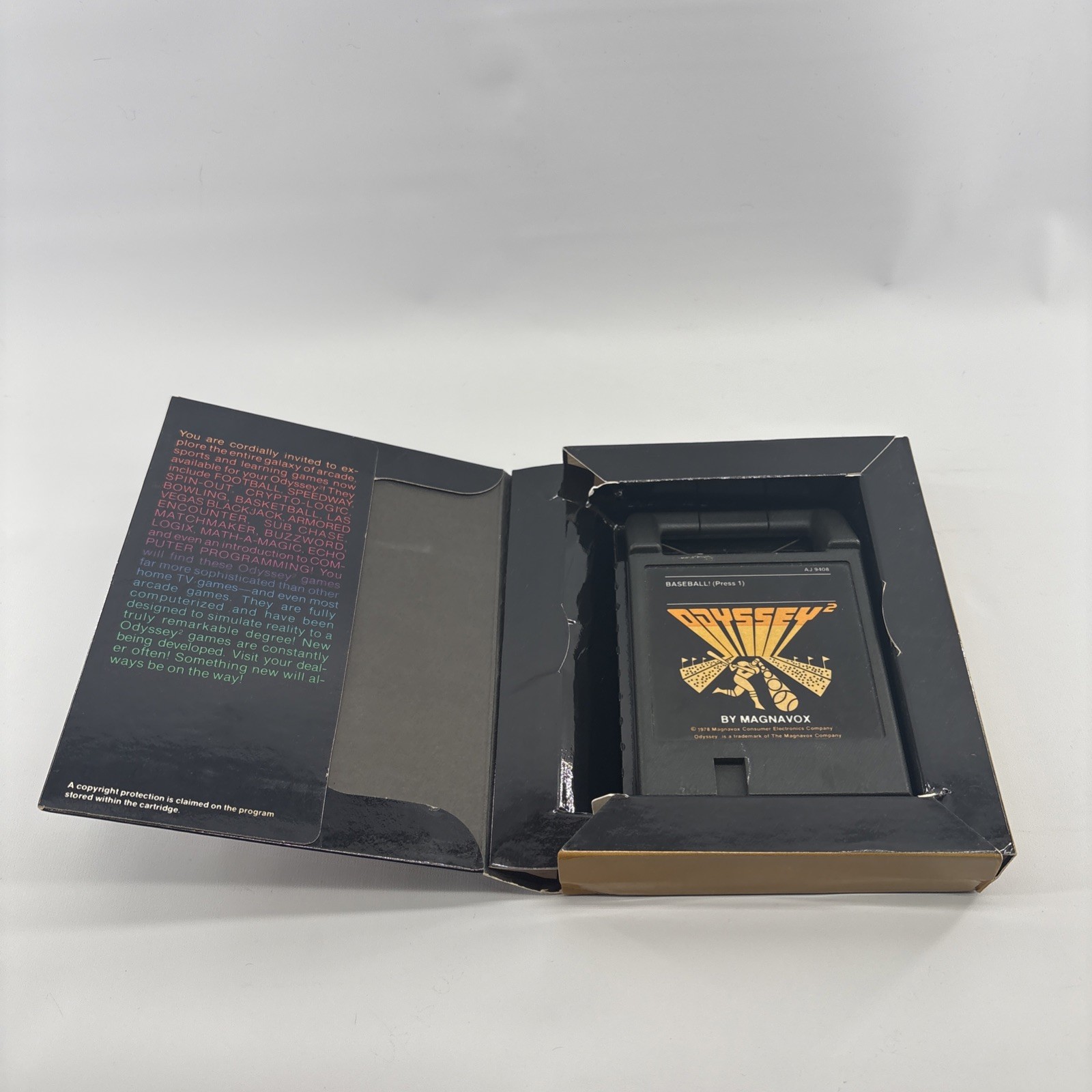 Odyssey 2 Baseball! | Magnavox Odyssey 2 | Game + Box